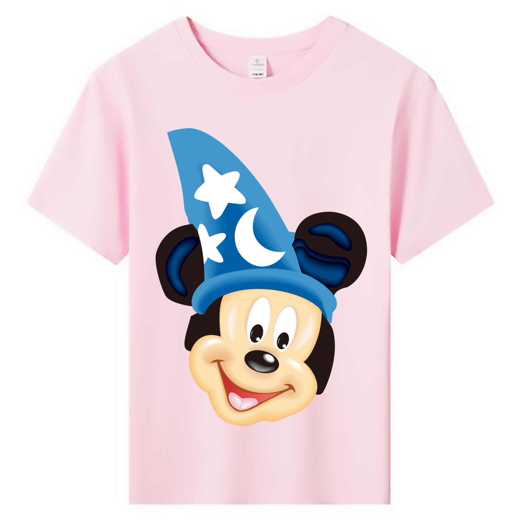 ミッキーマウス Mickey Mouse 綿100％キッズTシャツ（フロントプリント）