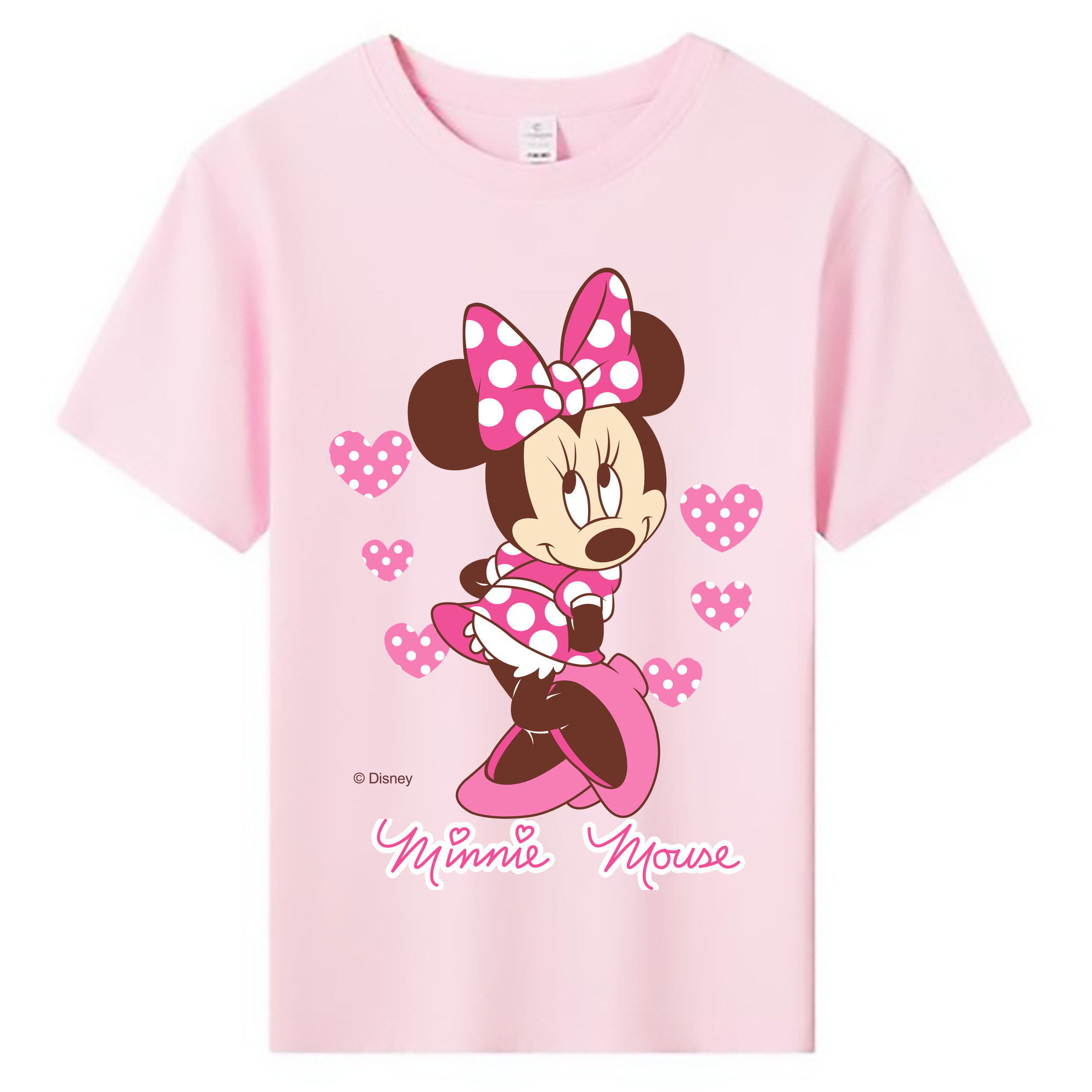 ミッキーマウス Mickey Mouse 綿100％キッズTシャツ（フロントプリント）