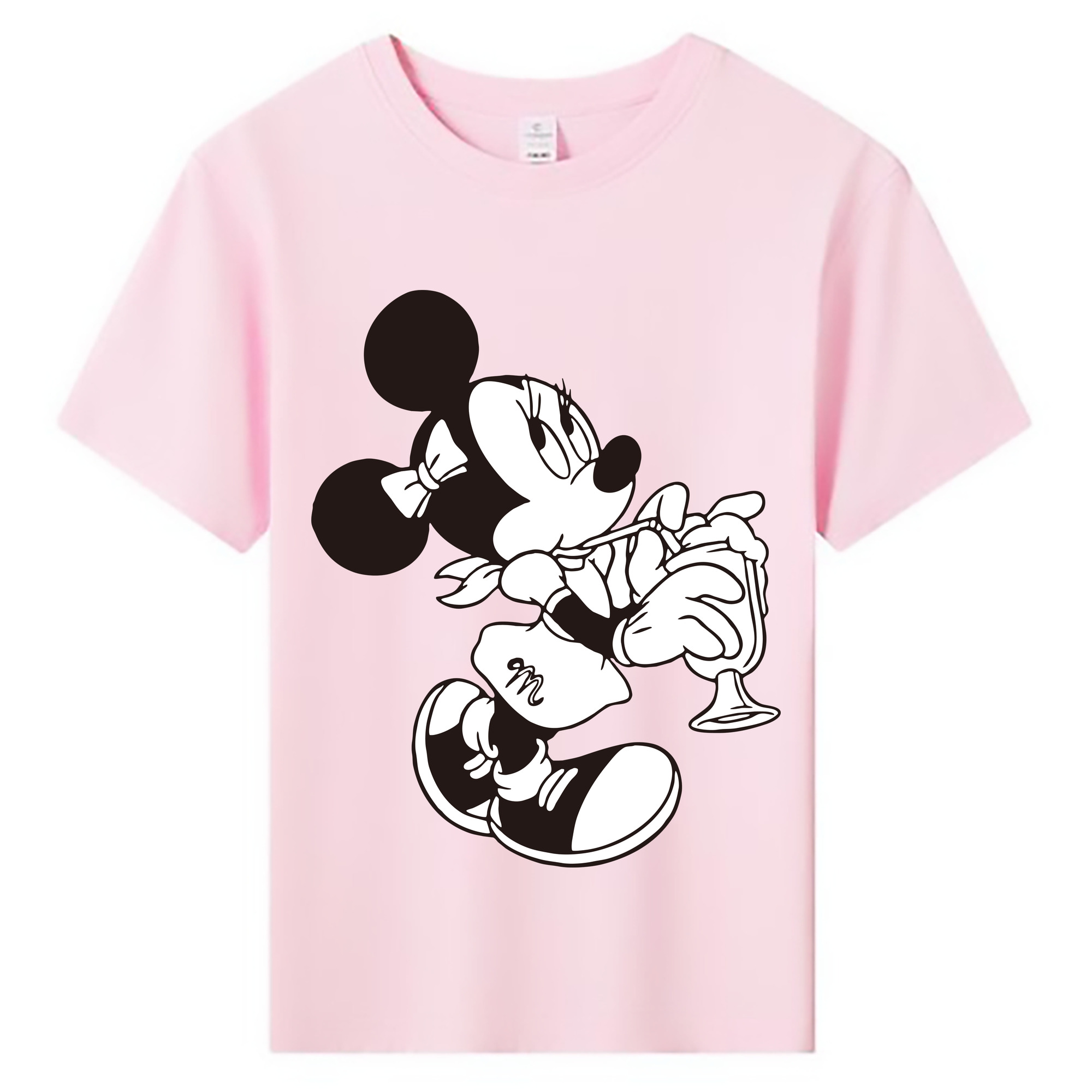 ミッキーマウス Mickey Mouse 綿100％キッズTシャツ（フロントプリント）