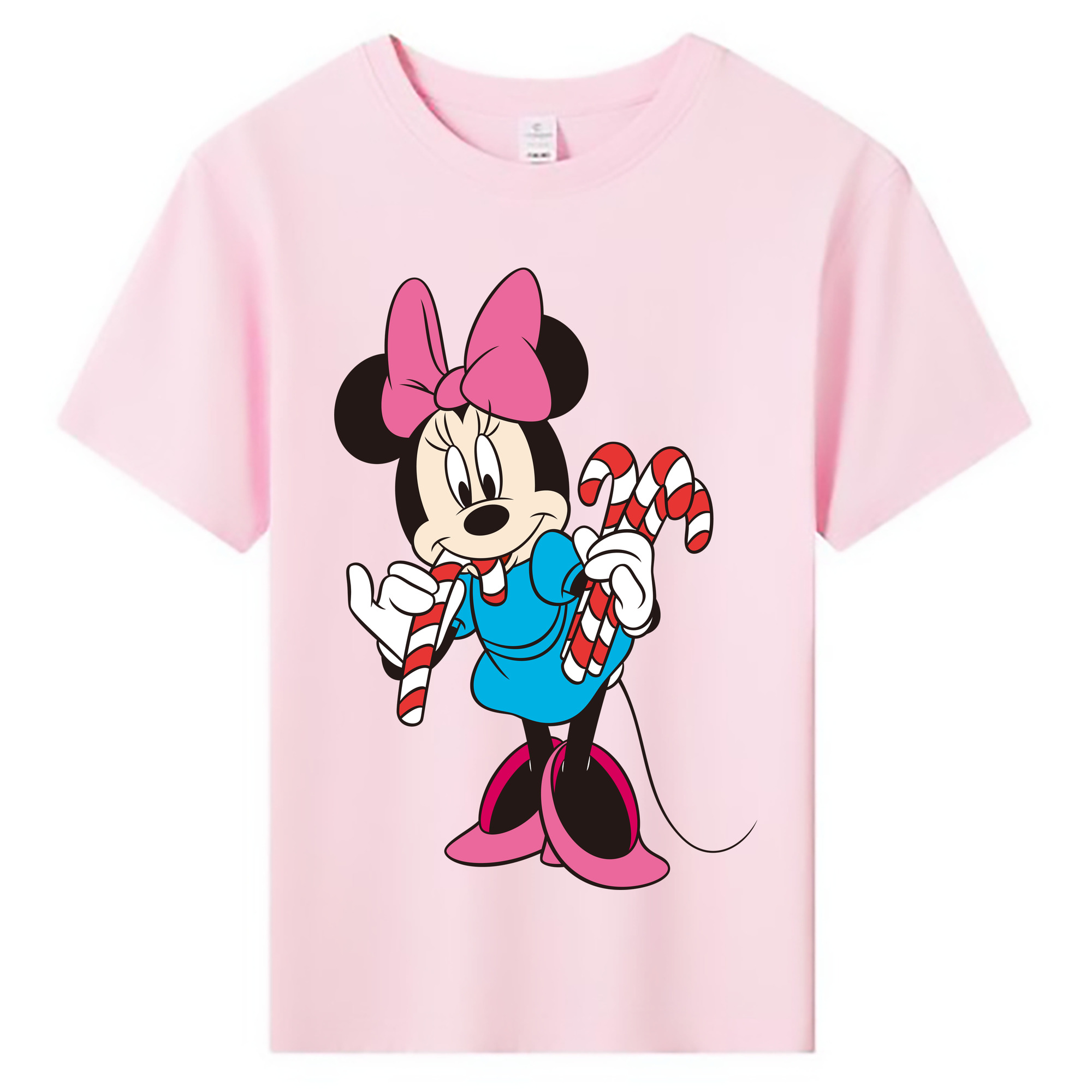 ミッキーマウス Mickey Mouse 綿100％キッズTシャツ（フロントプリント）