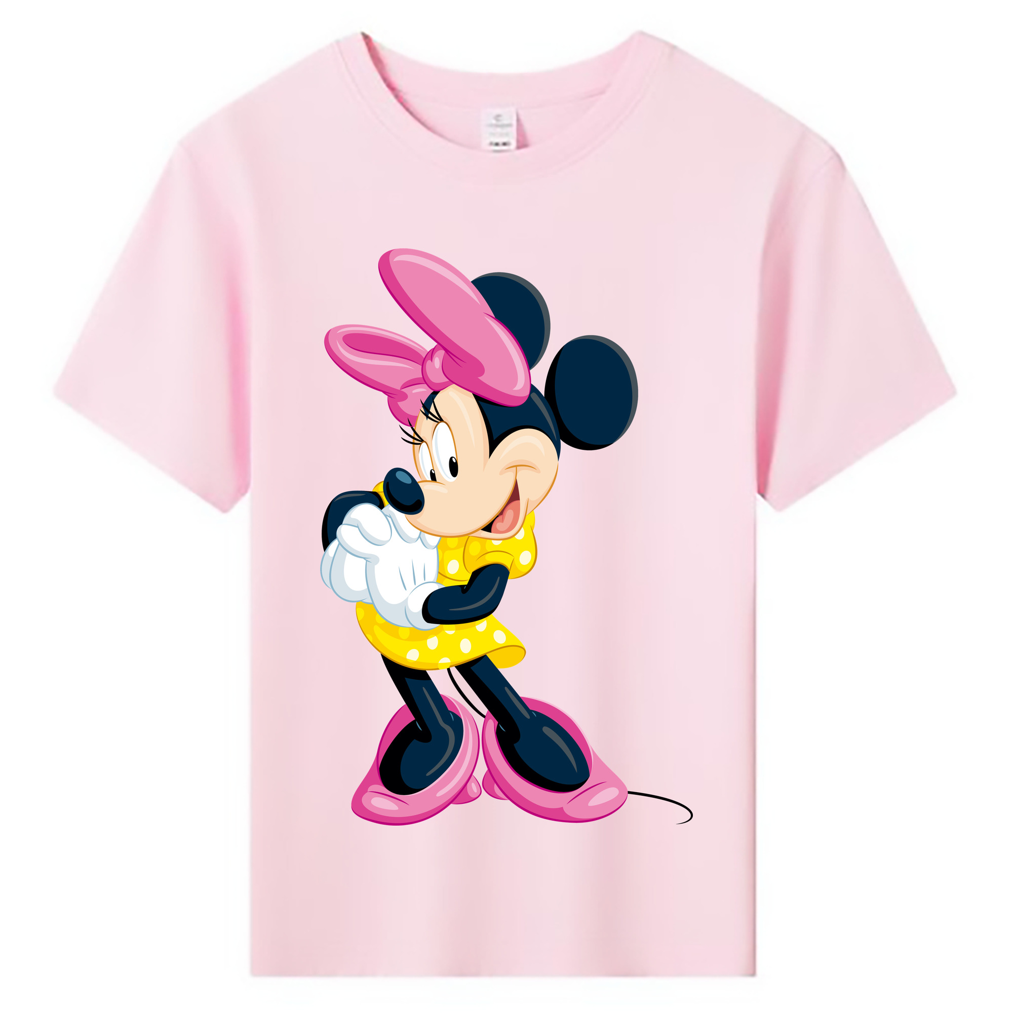 ミッキーマウス Mickey Mouse 綿100％キッズTシャツ（フロントプリント）