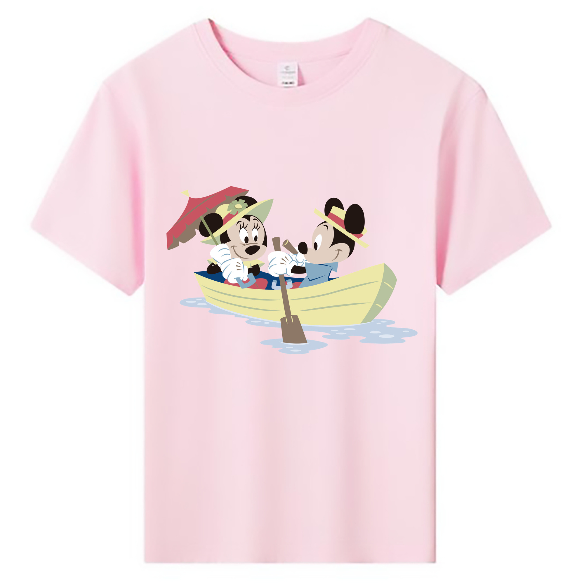 ミッキーマウス Mickey Mouse 綿100％キッズTシャツ（フロントプリント）