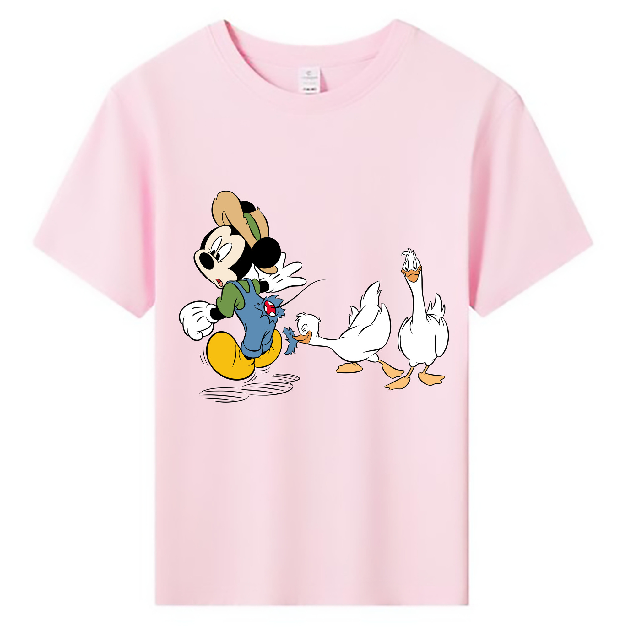 ミッキーマウス Mickey Mouse 綿100％キッズTシャツ（フロントプリント）