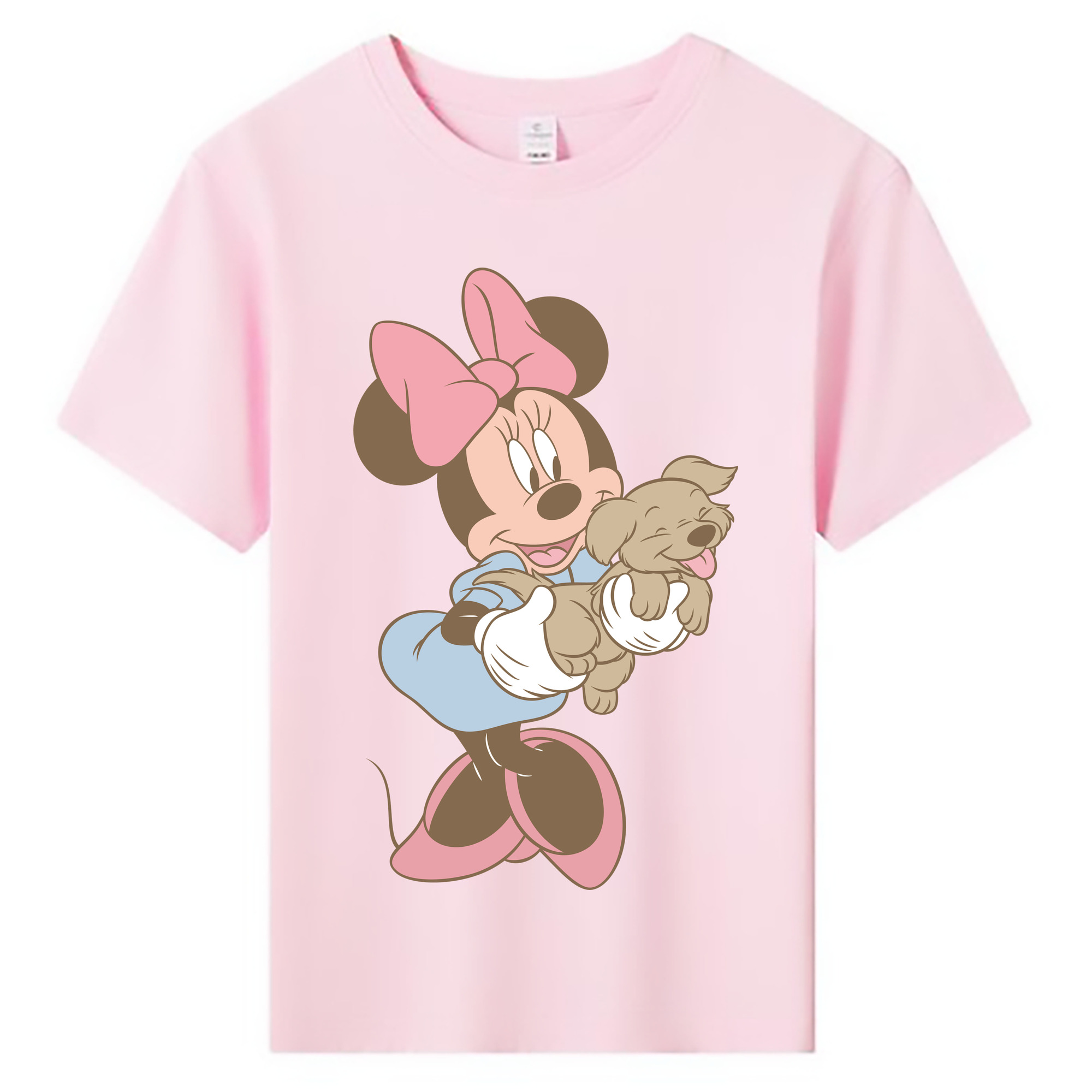 ミッキーマウス Mickey Mouse 綿100％キッズTシャツ（フロントプリント）