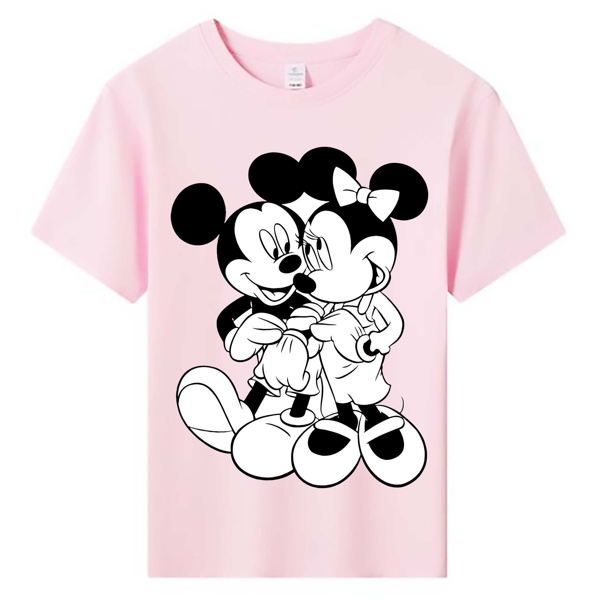 ミッキーマウス Mickey Mouse 綿100％キッズTシャツ（フロントプリント）