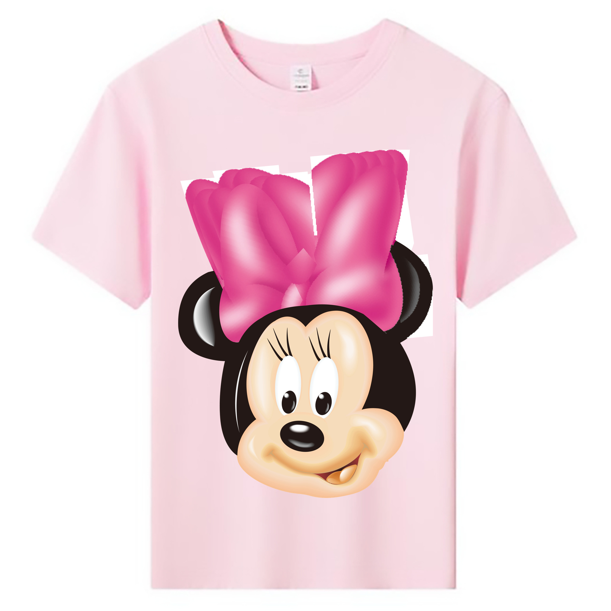 ミッキーマウス Mickey Mouse 綿100％キッズTシャツ（フロントプリント）