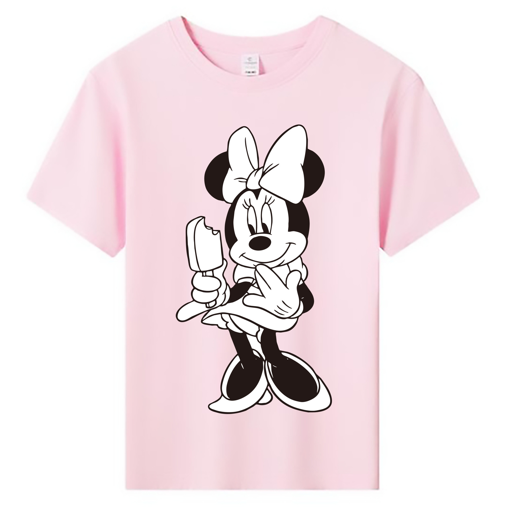 ミッキーマウス Mickey Mouse 綿100％キッズTシャツ（フロントプリント）