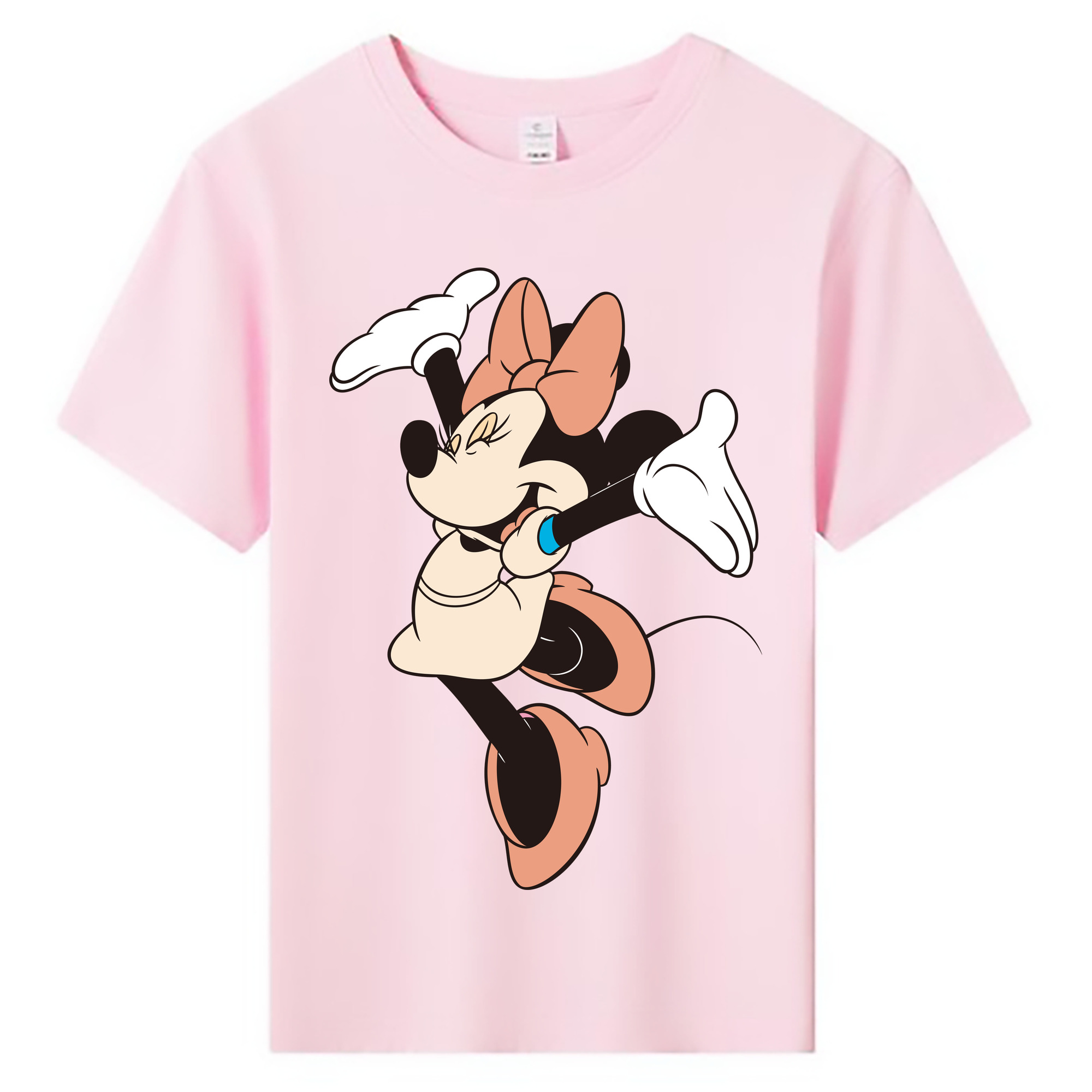 ミッキーマウス Mickey Mouse 綿100％キッズTシャツ（フロントプリント）