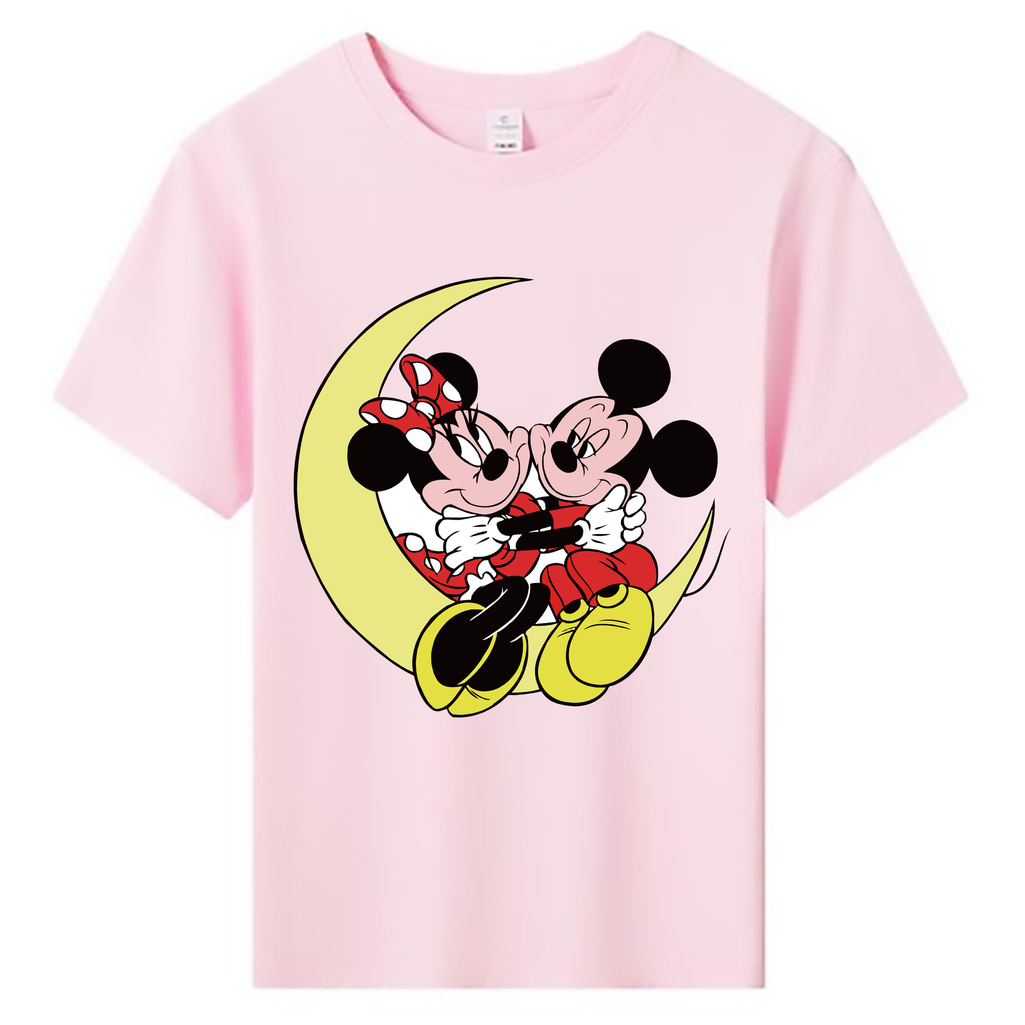 ミッキーマウス Mickey Mouse 綿100％キッズTシャツ（フロントプリント）