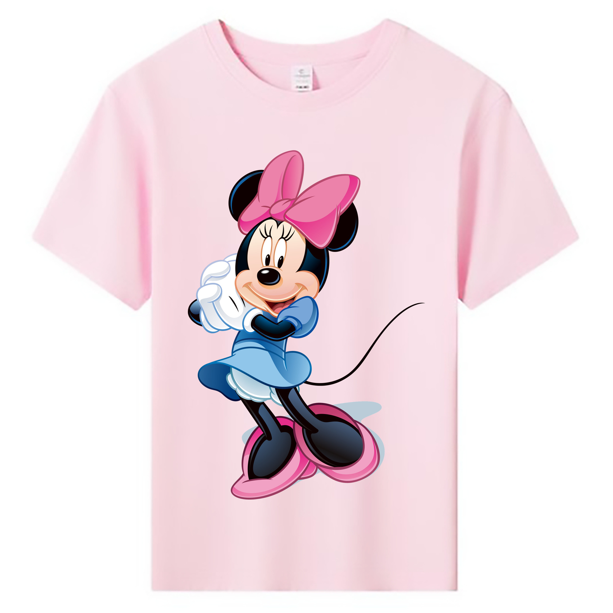 ミッキーマウス Mickey Mouse 綿100％キッズTシャツ（フロントプリント）