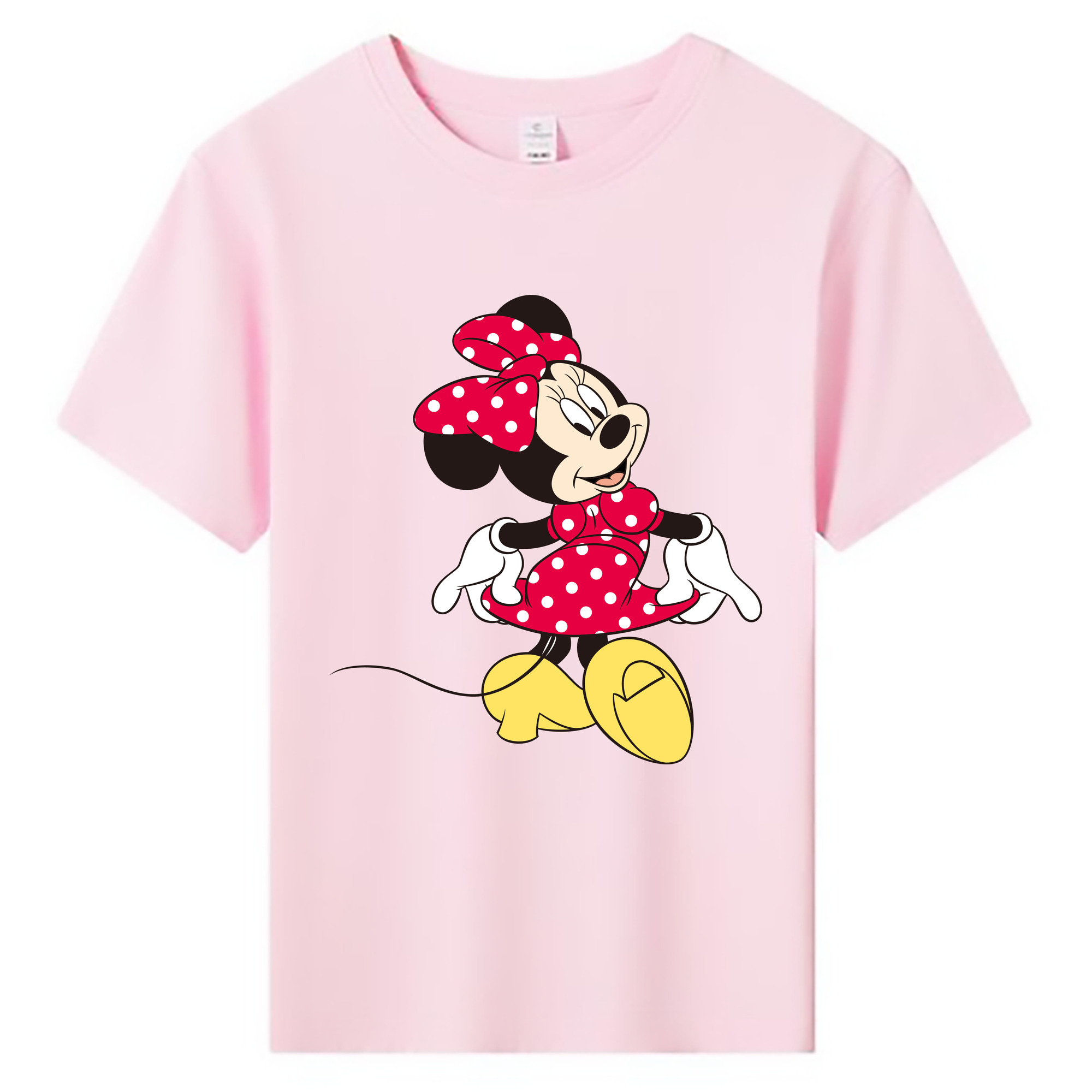 ミッキーマウス Mickey Mouse 綿100％キッズTシャツ（フロントプリント）