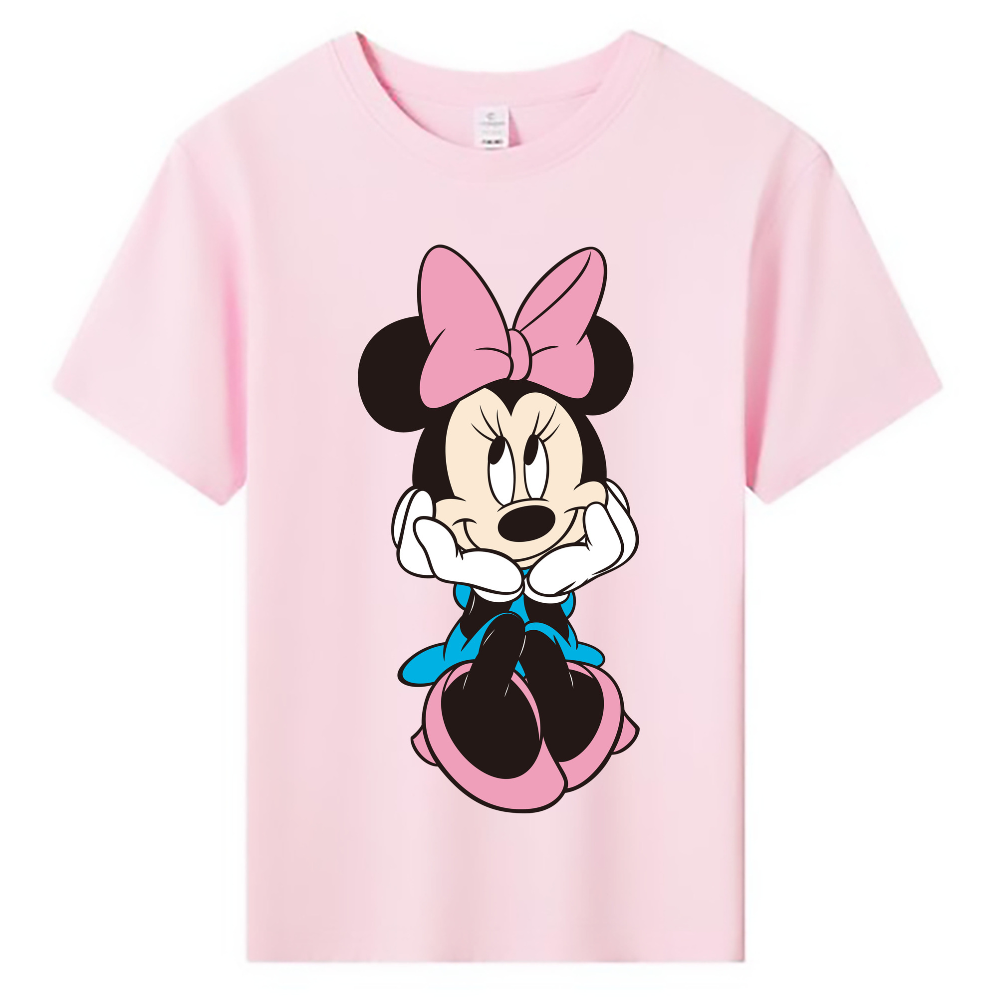ミッキーマウス Mickey Mouse 綿100％キッズTシャツ（フロントプリント）