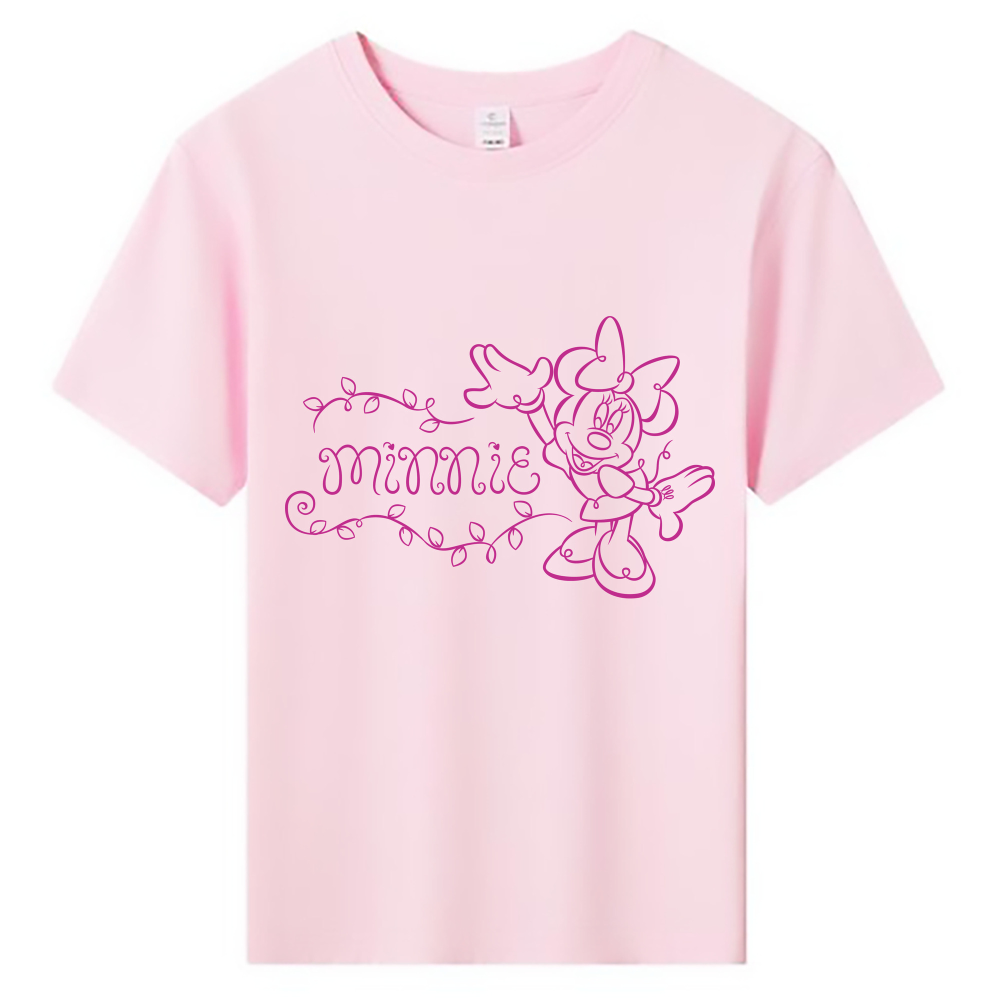 ミッキーマウス Mickey Mouse 綿100％キッズTシャツ（フロントプリント）