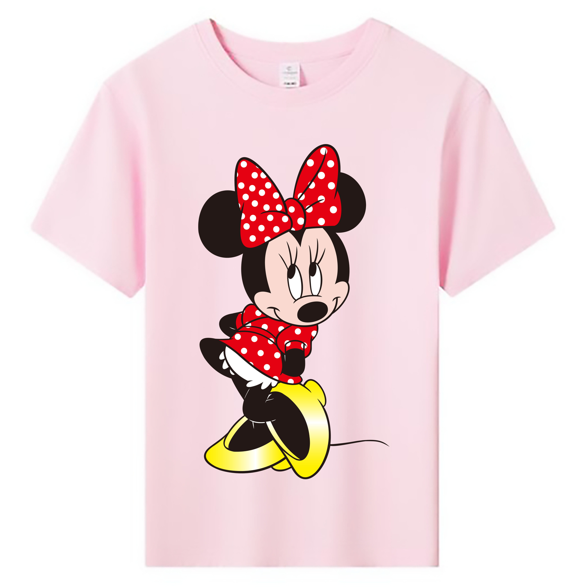 ミッキーマウス Mickey Mouse 綿100％キッズTシャツ（フロントプリント）