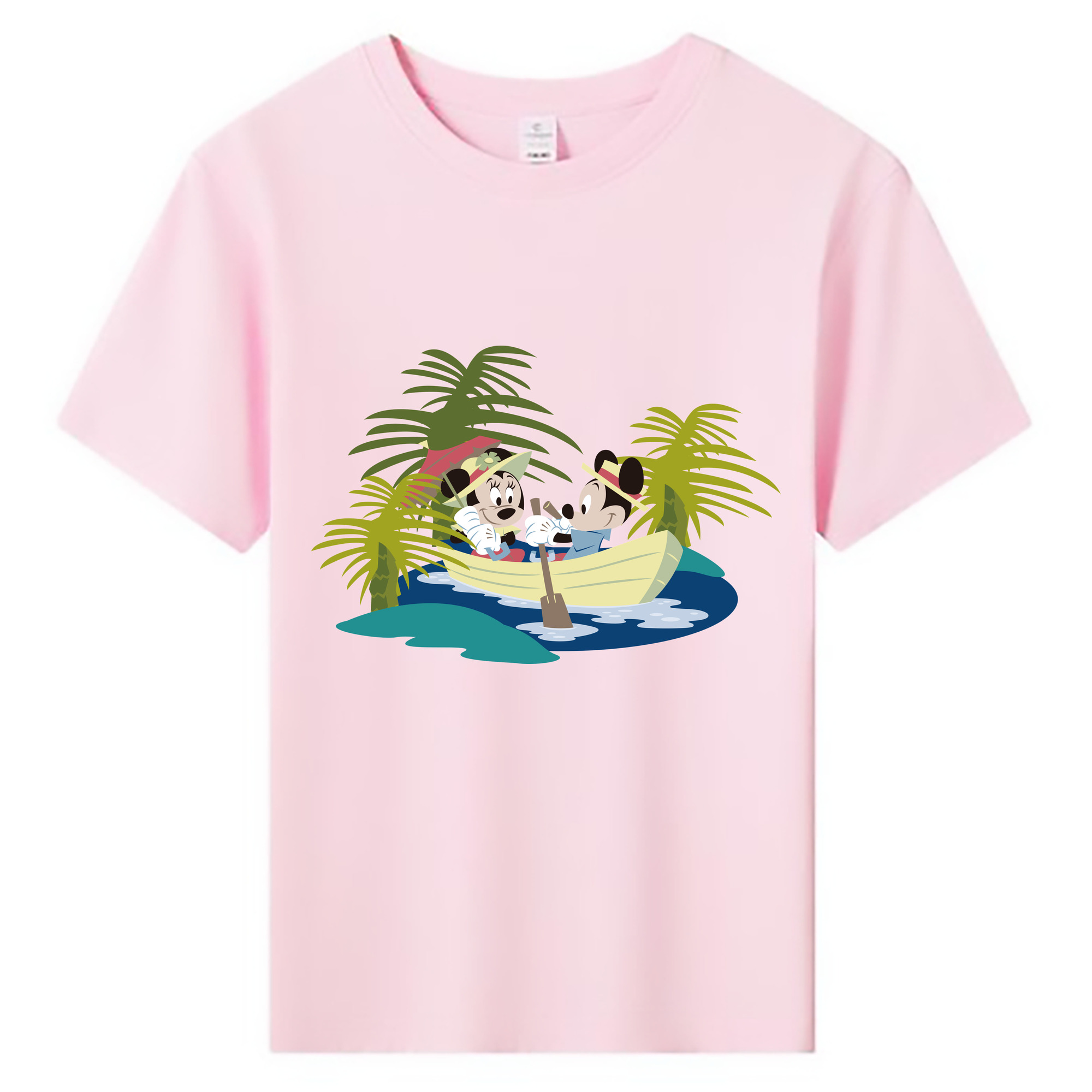 ミッキーマウス Mickey Mouse 綿100％キッズTシャツ（フロントプリント）