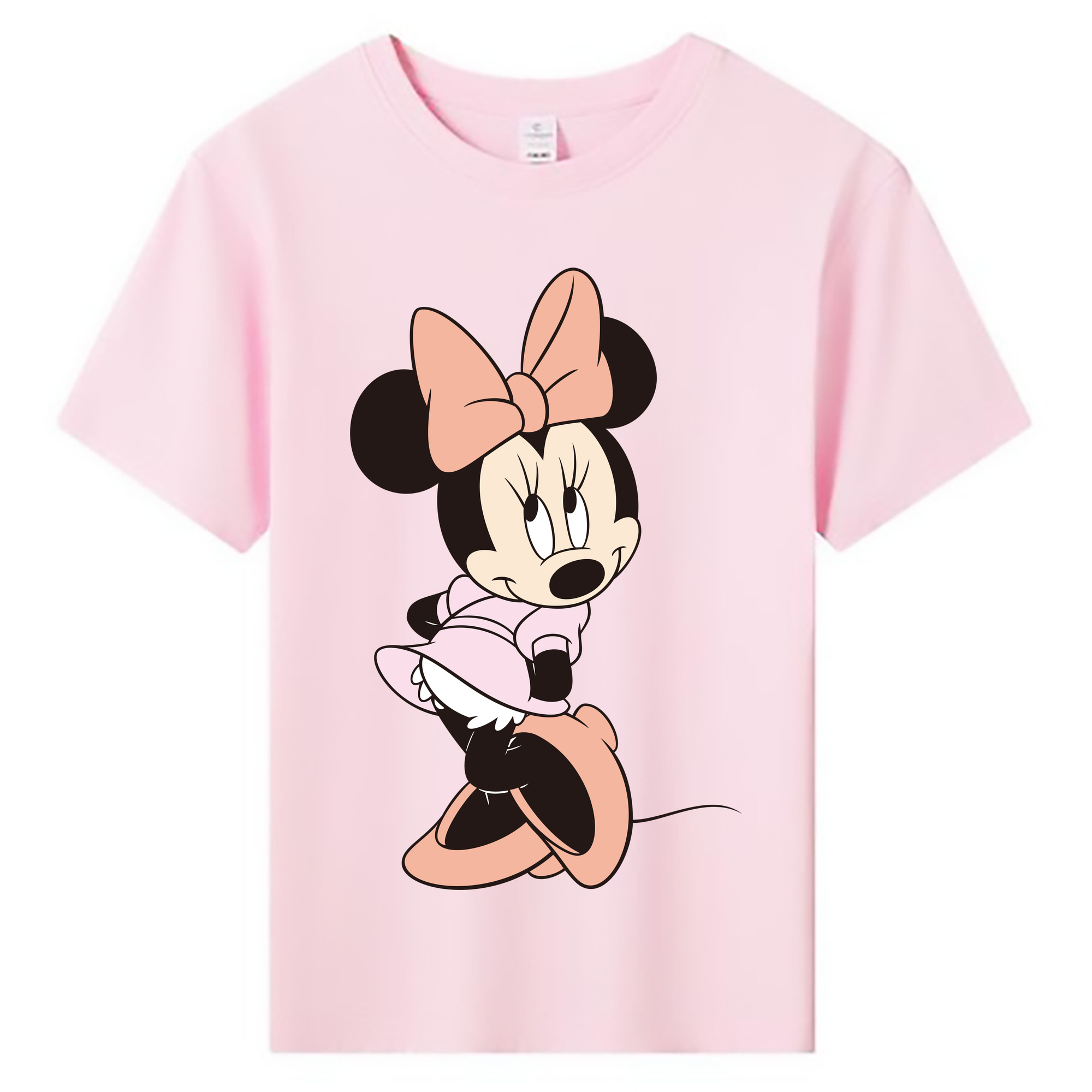 ミッキーマウス Mickey Mouse 綿100％キッズTシャツ（フロントプリント）