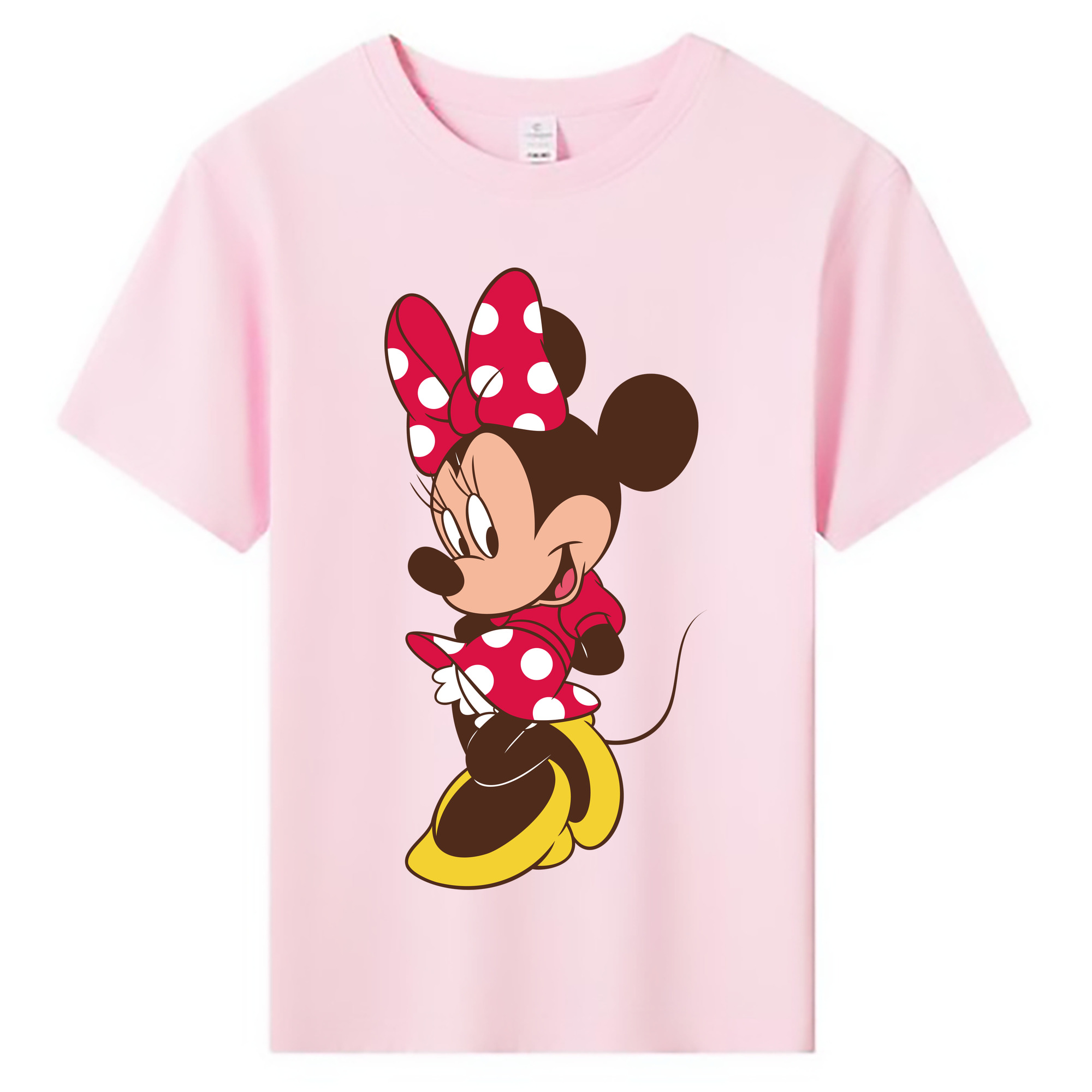 ミッキーマウス Mickey Mouse 綿100％キッズTシャツ（フロントプリント）