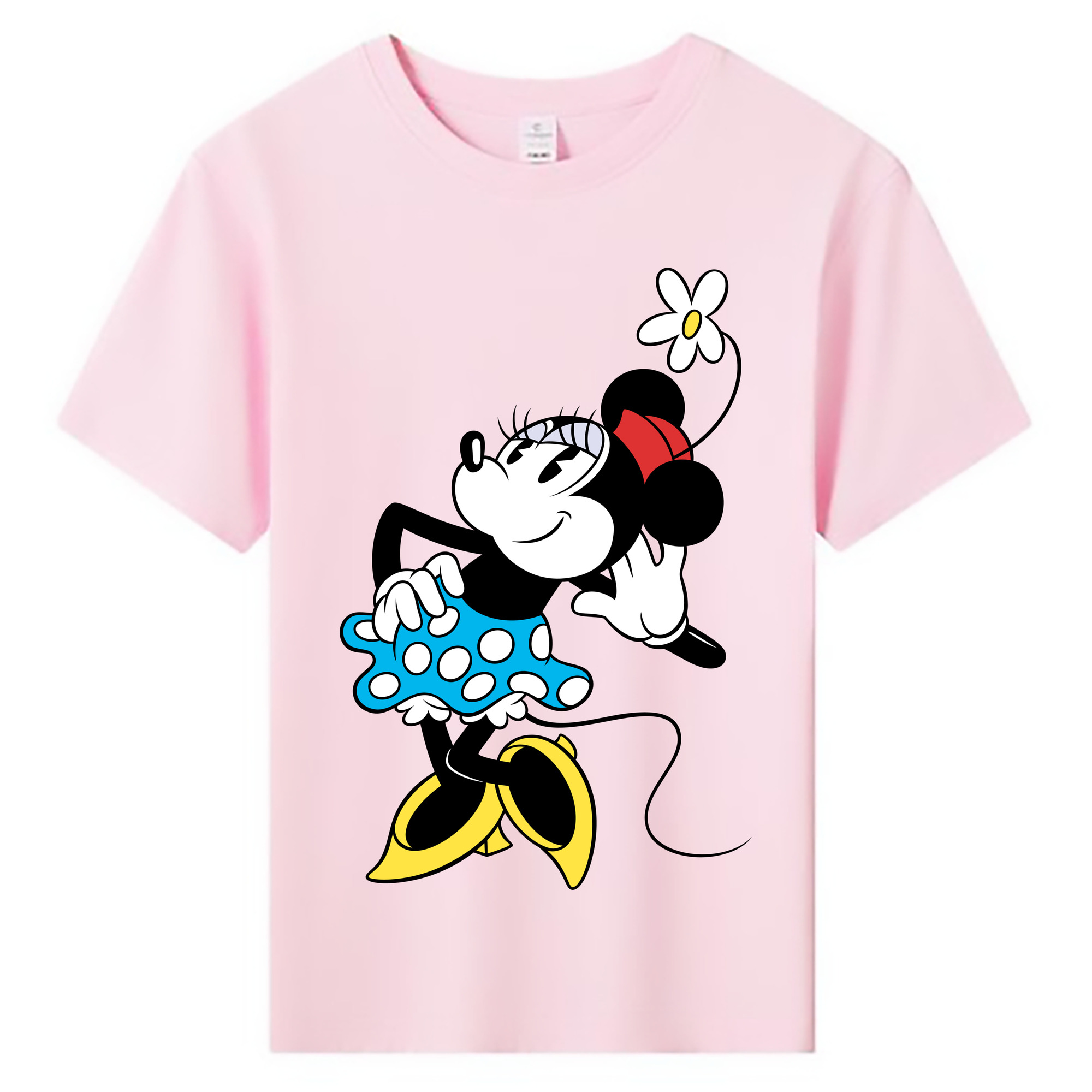 ミッキーマウス Mickey Mouse 綿100％キッズTシャツ（フロントプリント）