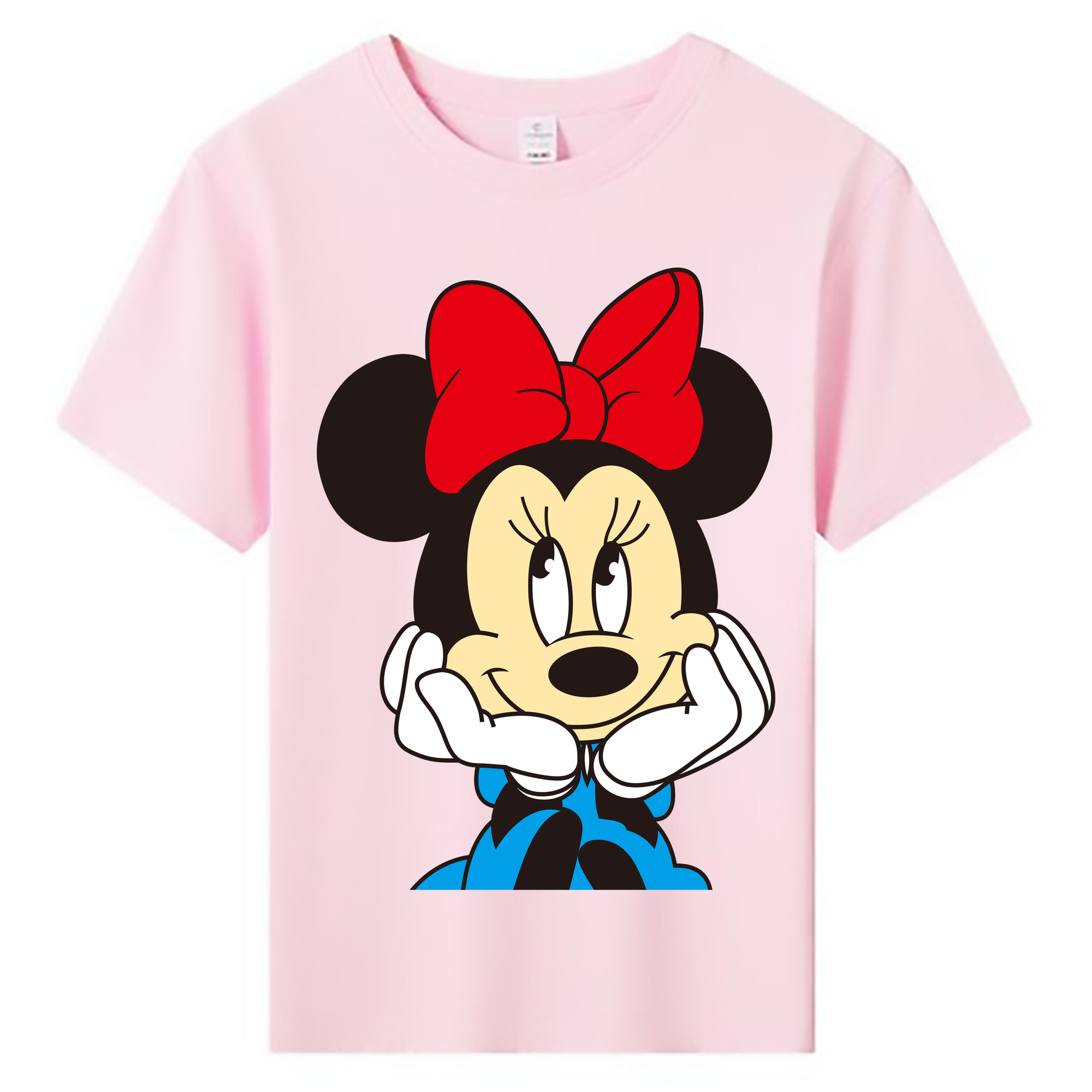 ミッキーマウス Mickey Mouse 綿100％キッズTシャツ（フロントプリント）