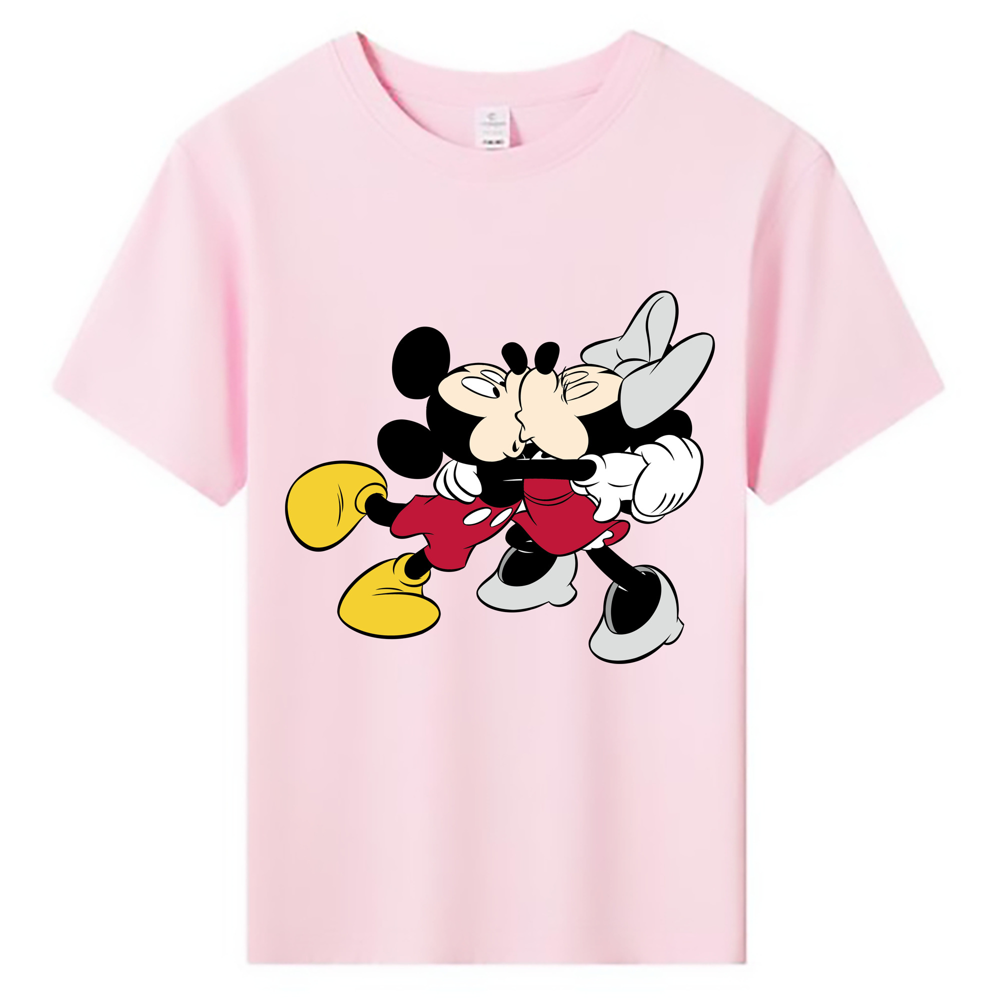 ミッキーマウス Mickey Mouse 綿100％キッズTシャツ（フロントプリント）