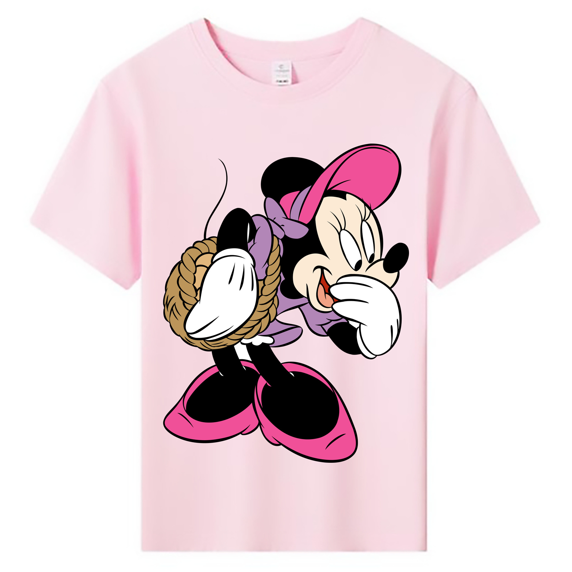 ミッキーマウス Mickey Mouse 綿100％キッズTシャツ（フロントプリント）