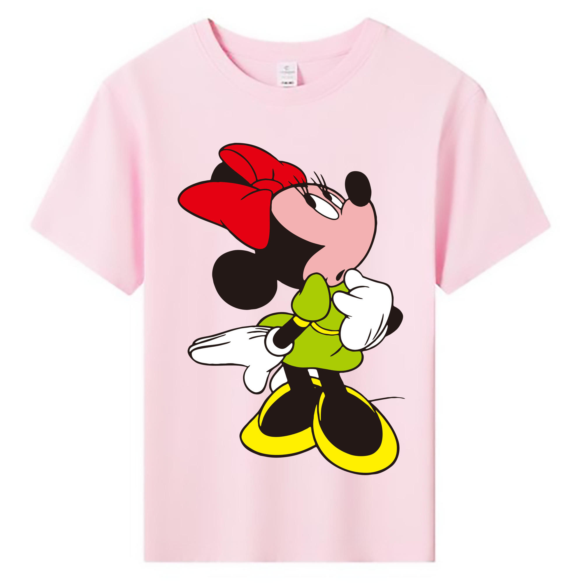 ミッキーマウス Mickey Mouse 綿100％キッズTシャツ（フロントプリント）