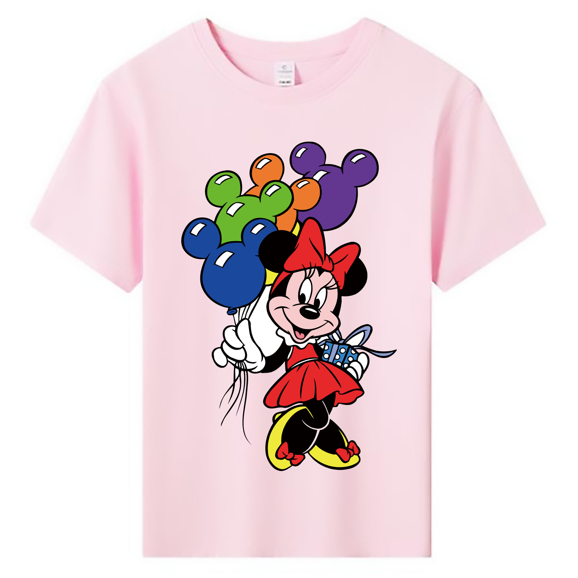 ミッキーマウス Mickey Mouse 綿100％キッズTシャツ（フロントプリント）