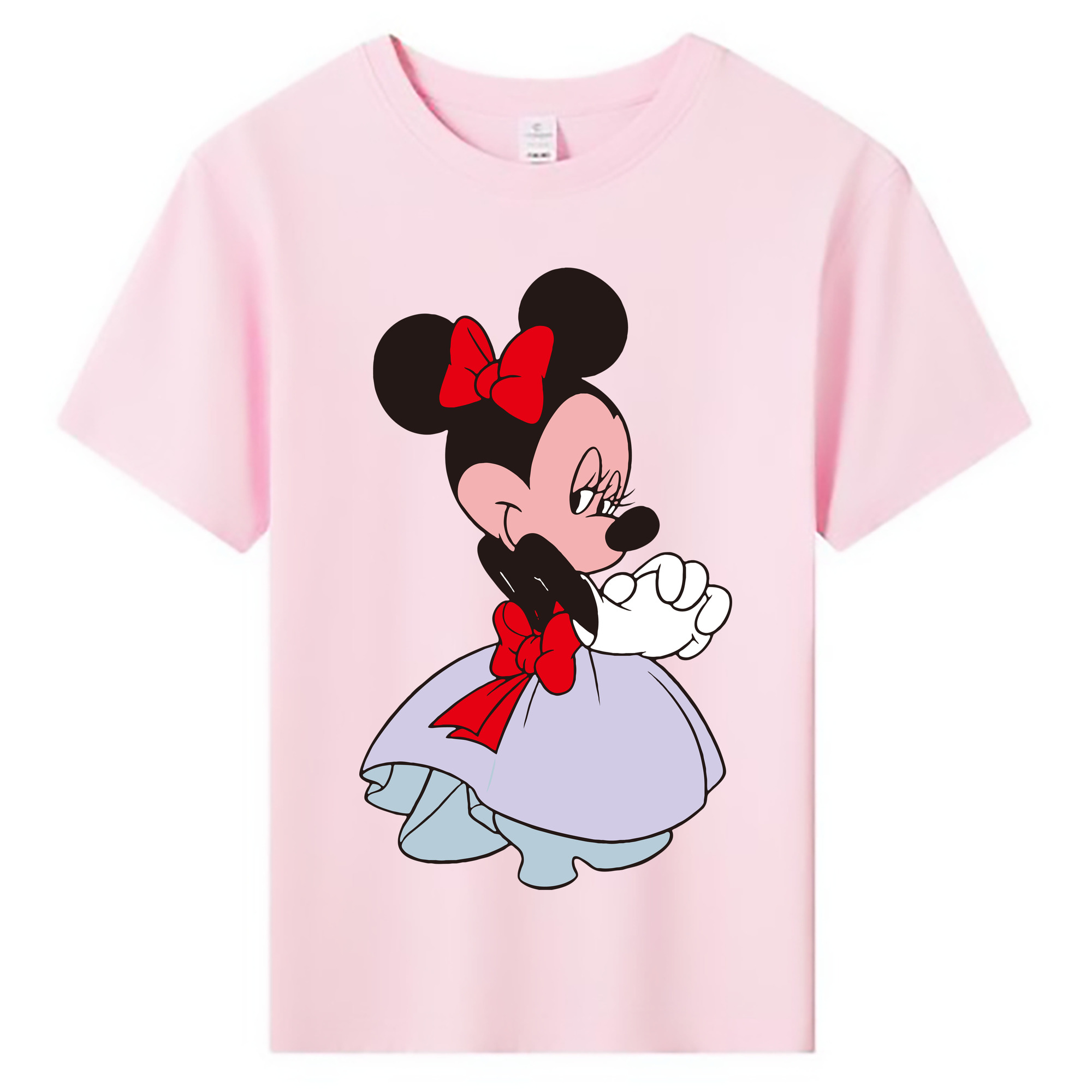 ミッキーマウス Mickey Mouse 綿100％キッズTシャツ（フロントプリント）