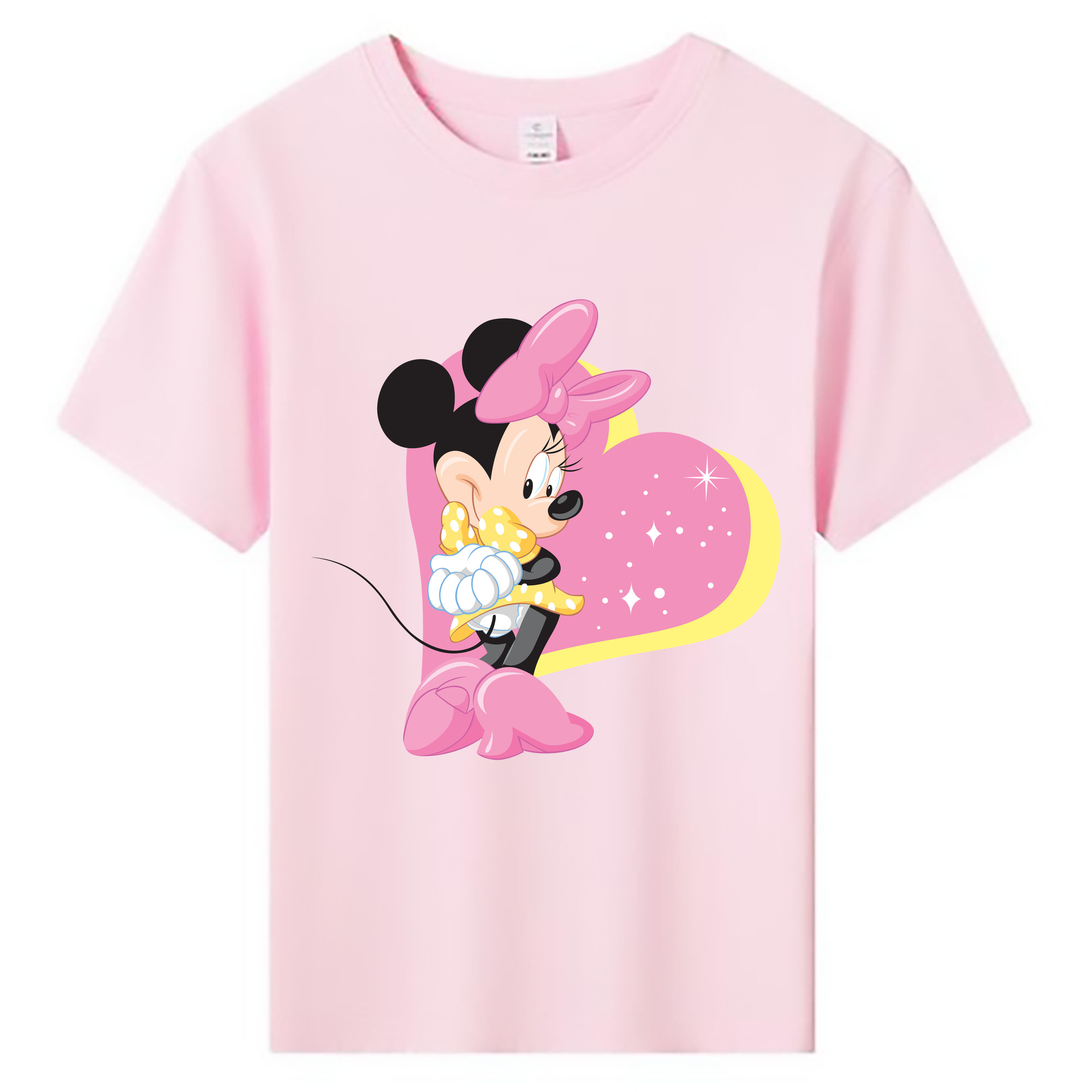 ミッキーマウス Mickey Mouse 綿100％キッズTシャツ（フロントプリント）