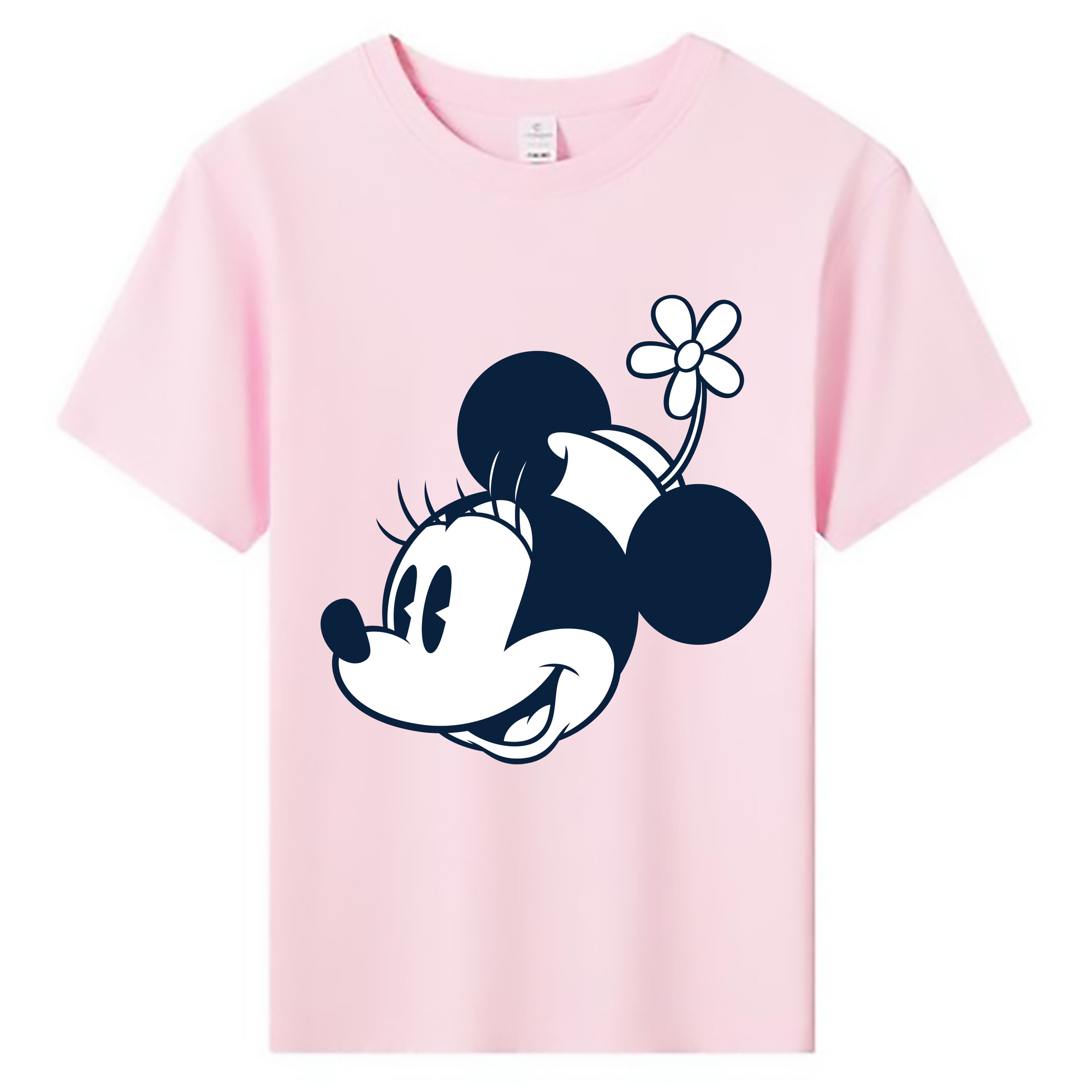ミッキーマウス Mickey Mouse 綿100％キッズTシャツ（フロントプリント）