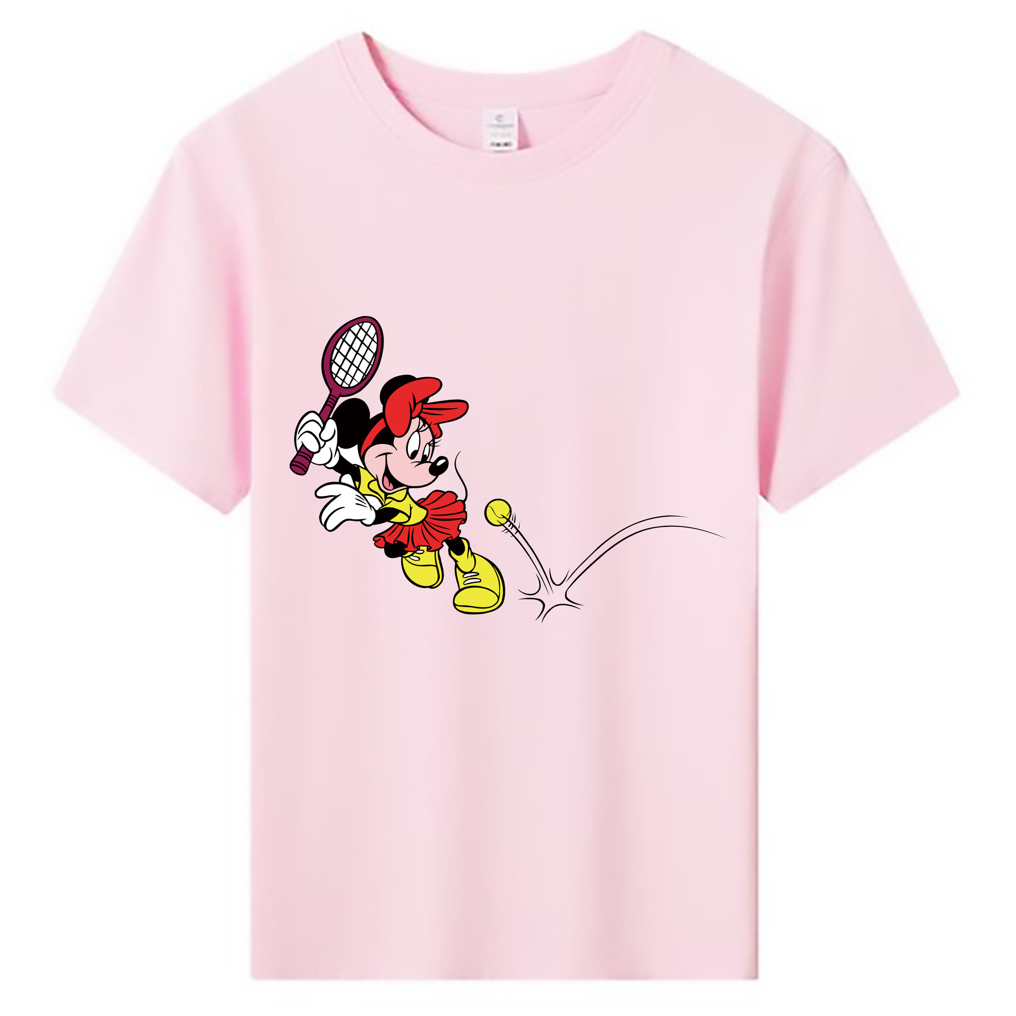 ミッキーマウス Mickey Mouse 綿100％キッズTシャツ（フロントプリント）