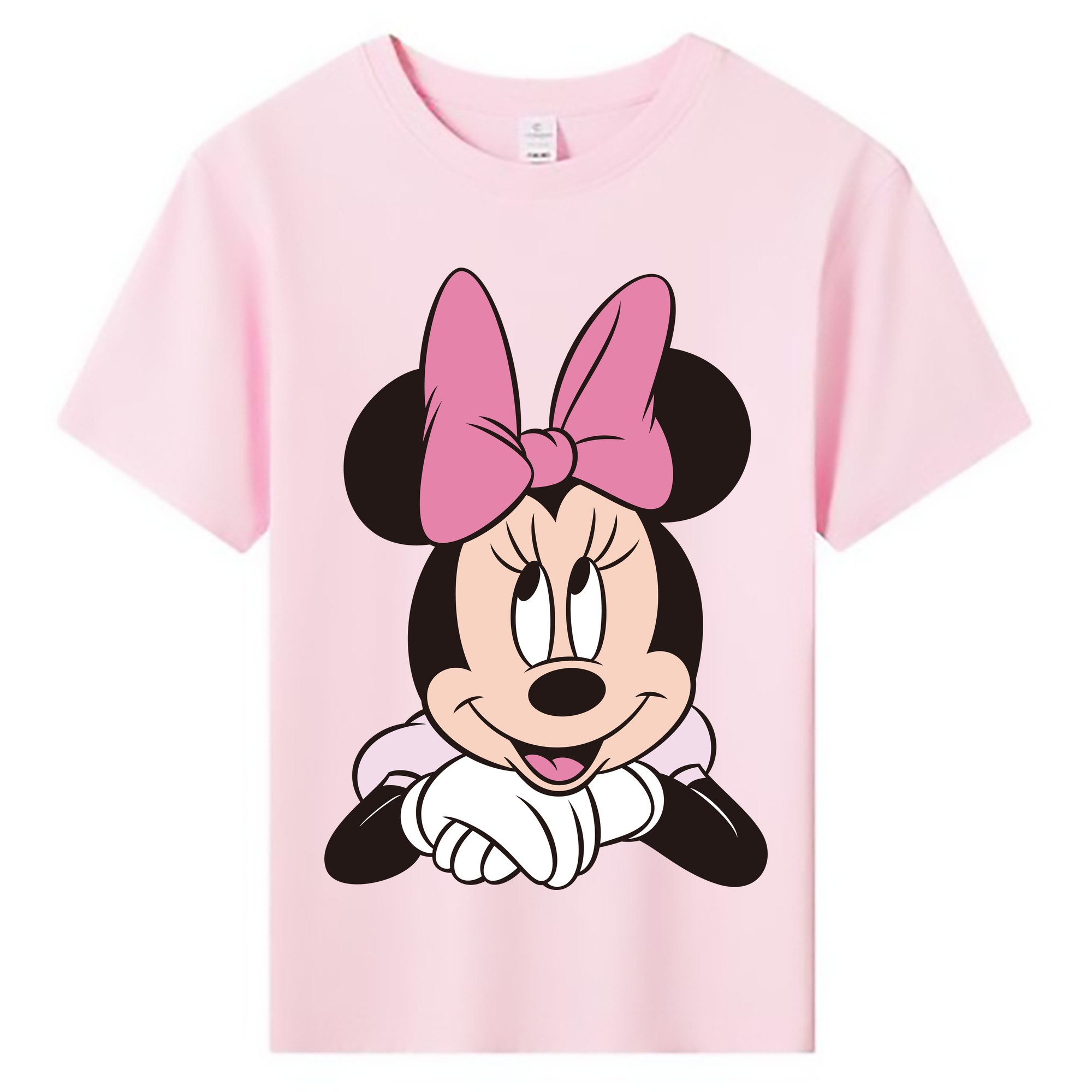 ミッキーマウス Mickey Mouse 綿100％キッズTシャツ（フロントプリント）
