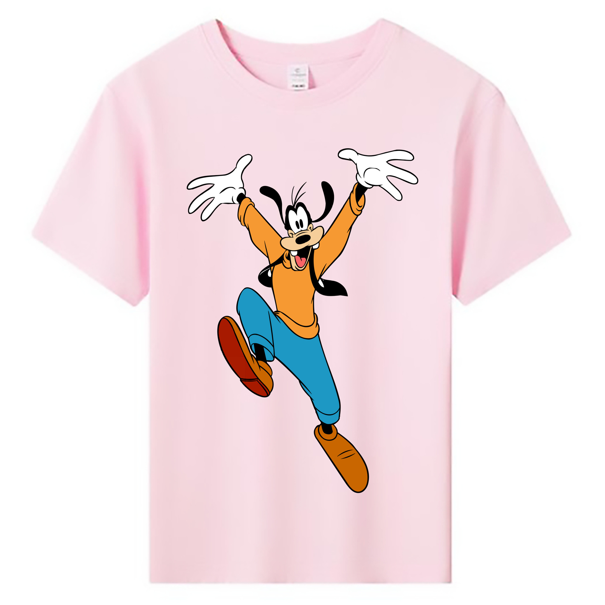 ミッキーマウス Mickey Mouse 綿100％キッズTシャツ（フロントプリント）
