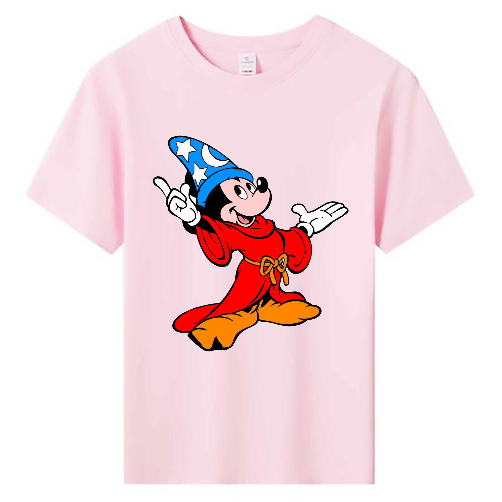 ミッキーマウス Mickey Mouse 綿100％キッズTシャツ（フロントプリント）