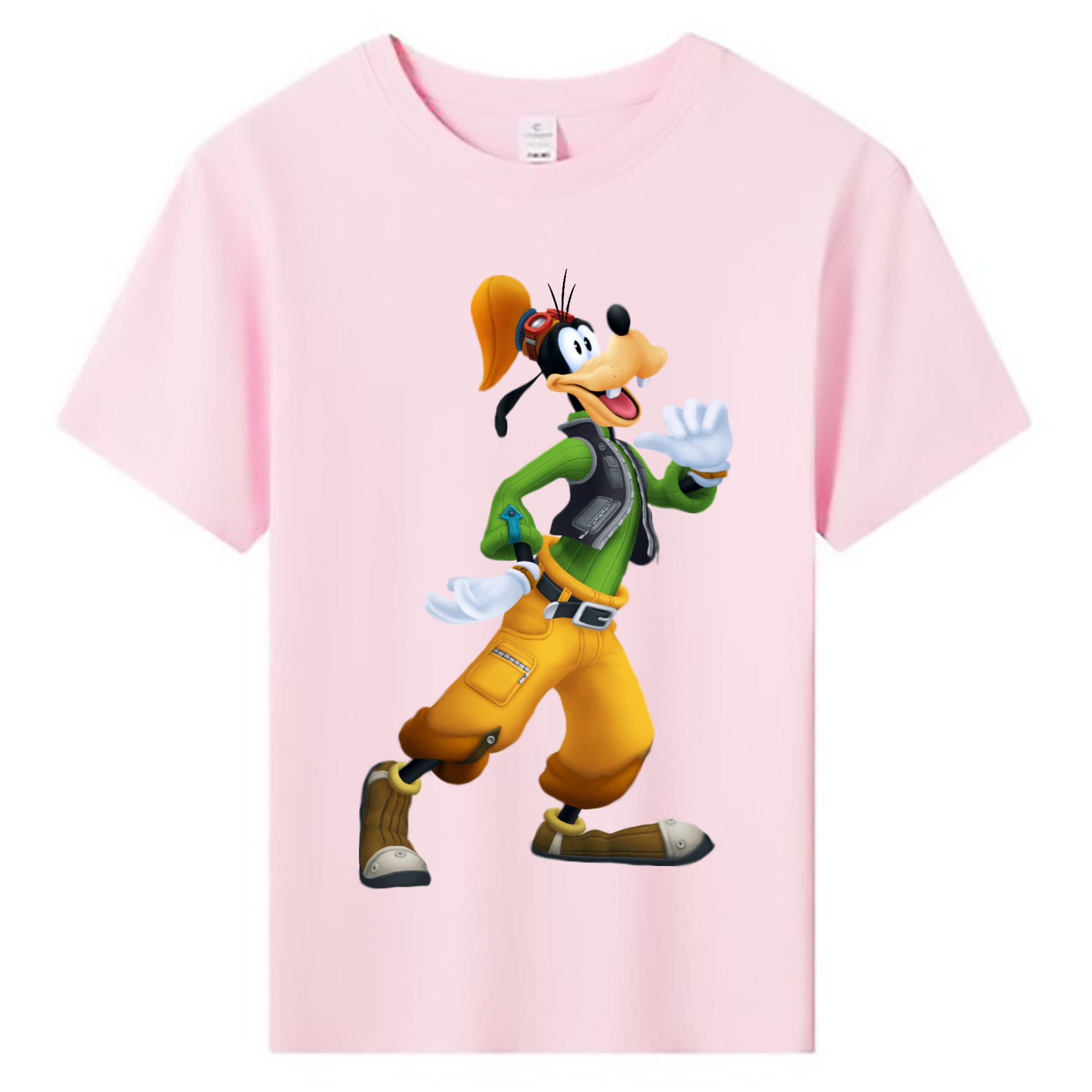 ミッキーマウス Mickey Mouse 綿100％キッズTシャツ（フロントプリント）