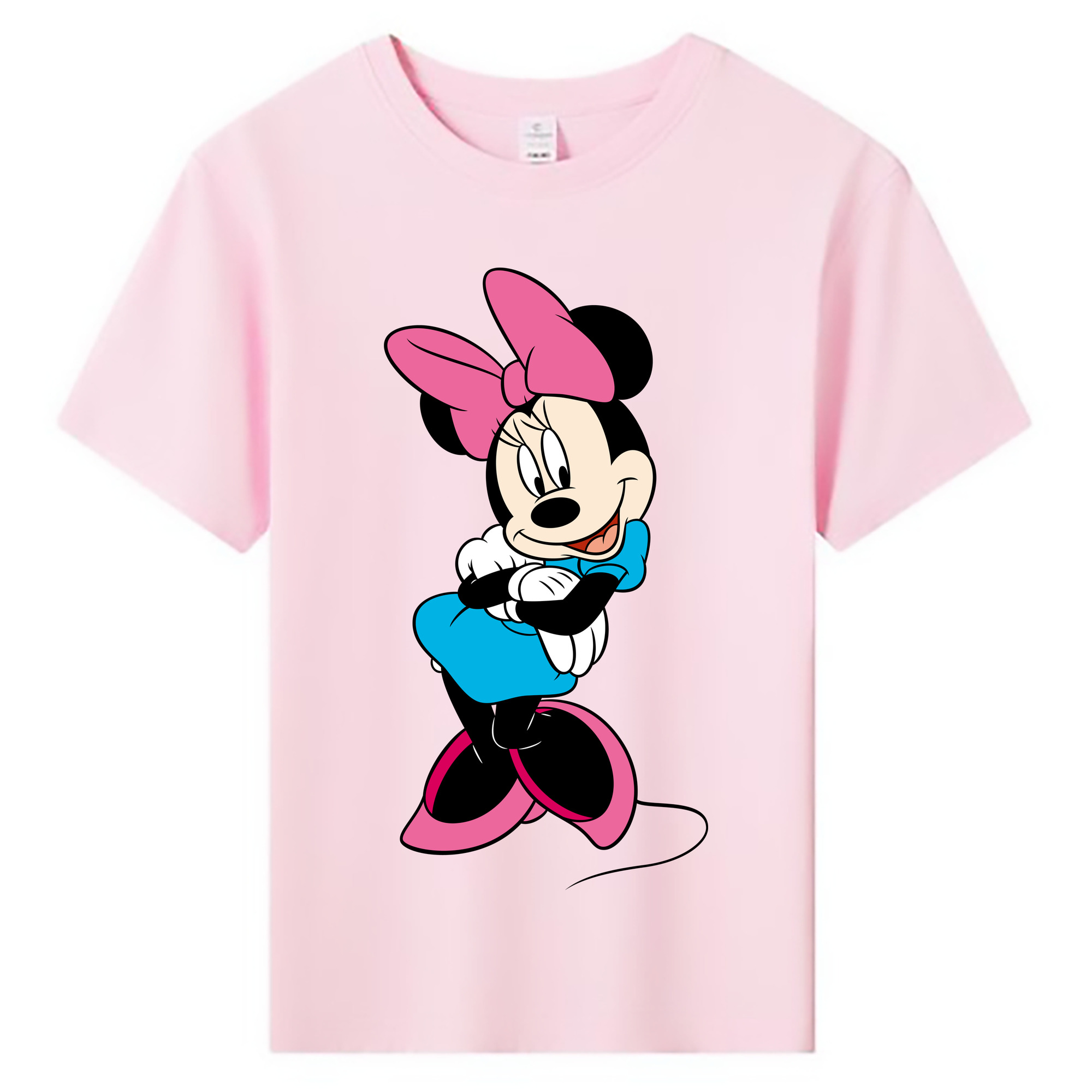 ミッキーマウス Mickey Mouse 綿100％キッズTシャツ（フロントプリント）
