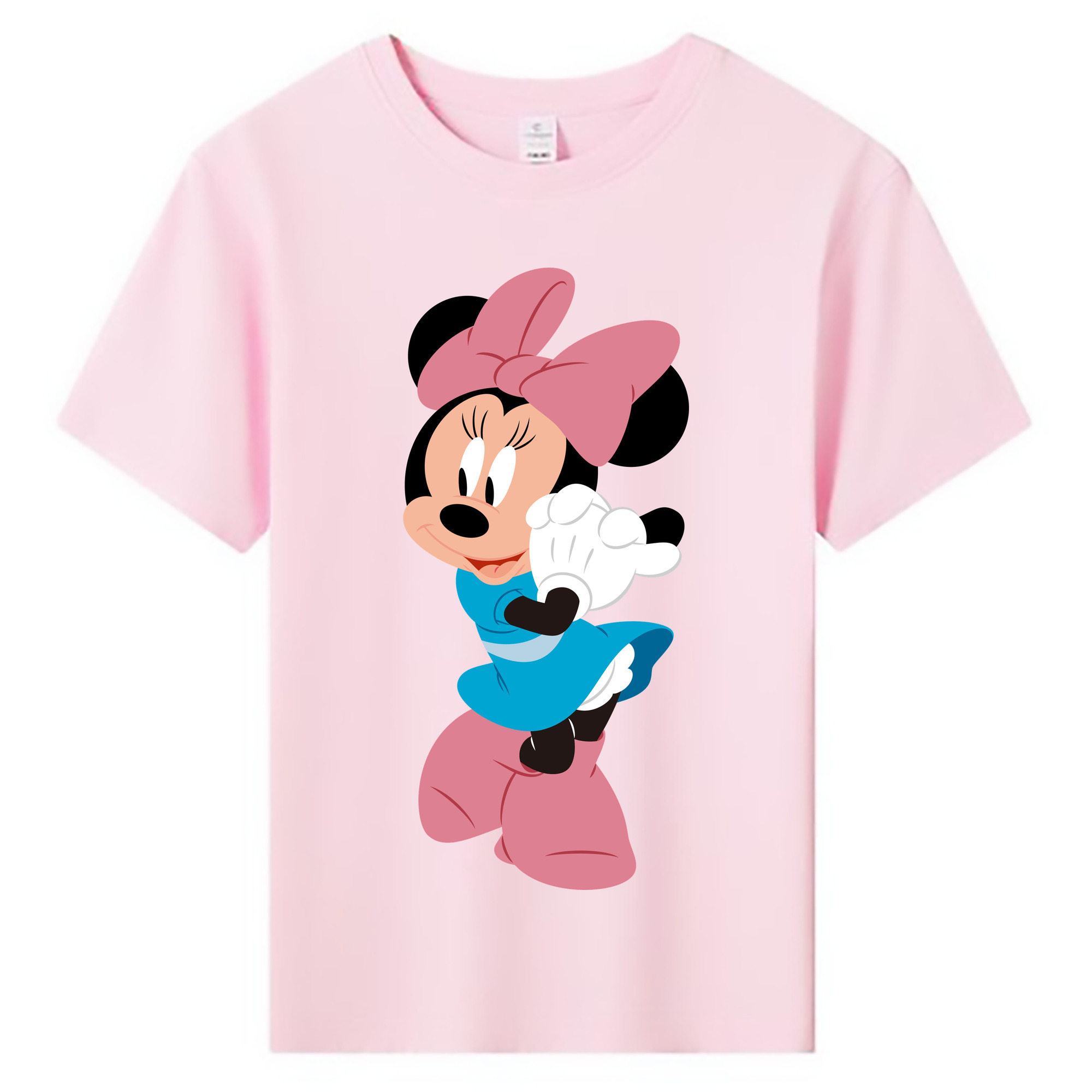 ミッキーマウス Mickey Mouse 綿100％キッズTシャツ（フロントプリント）