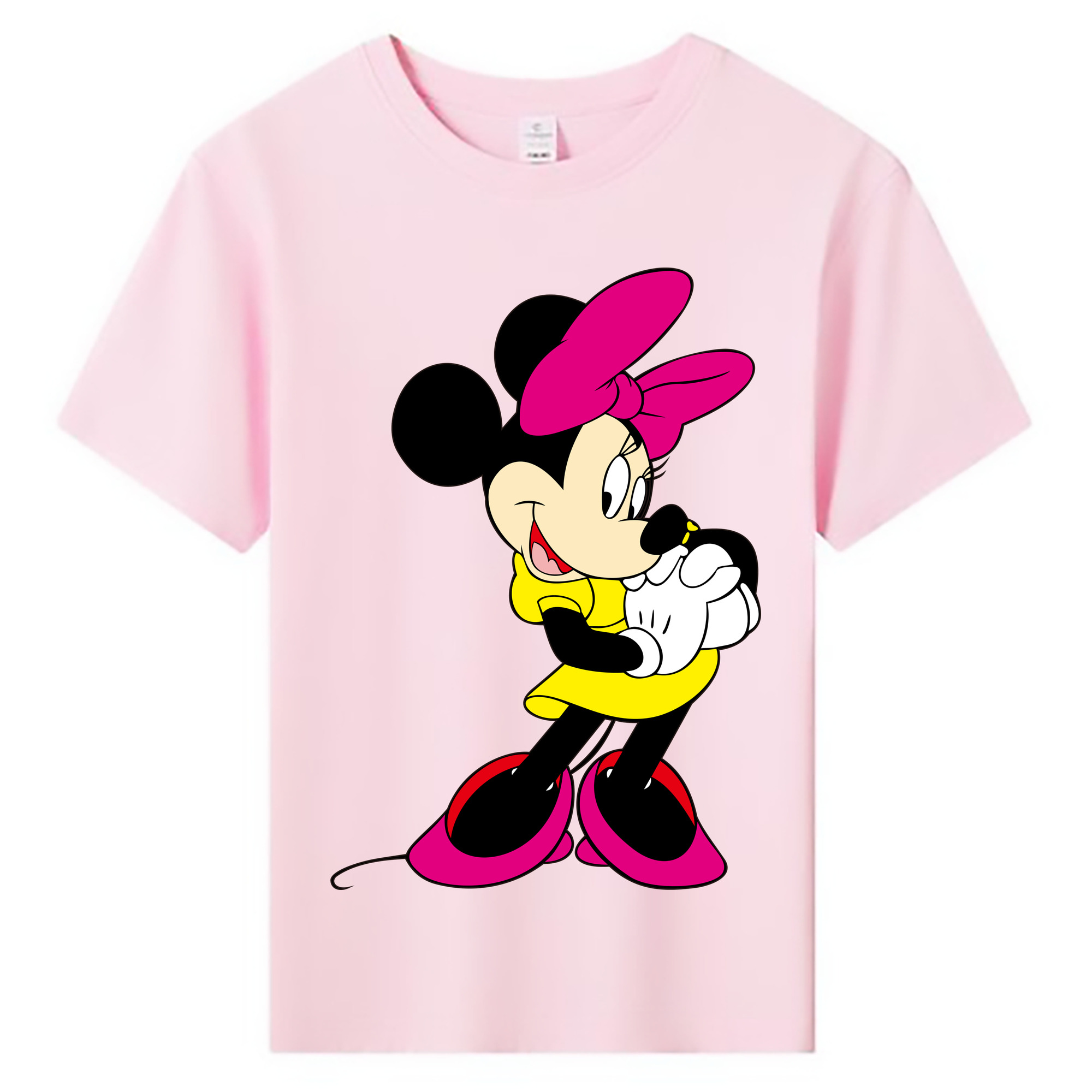 ミッキーマウス Mickey Mouse 綿100％キッズTシャツ（フロントプリント）