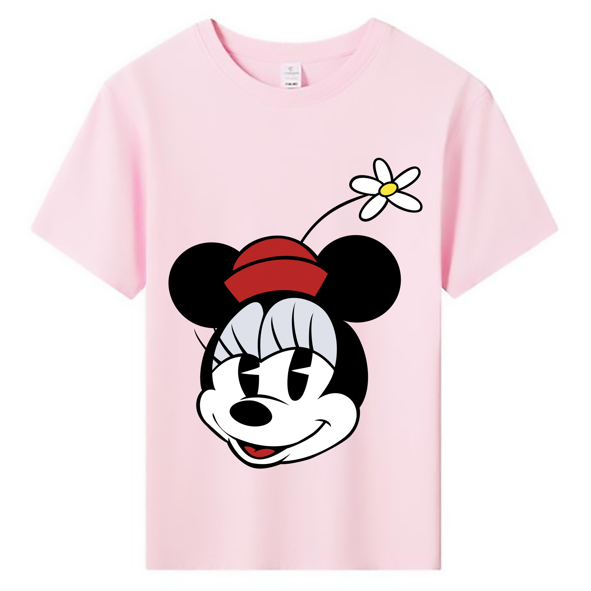 ミッキーマウス Mickey Mouse 綿100％キッズTシャツ（フロントプリント）