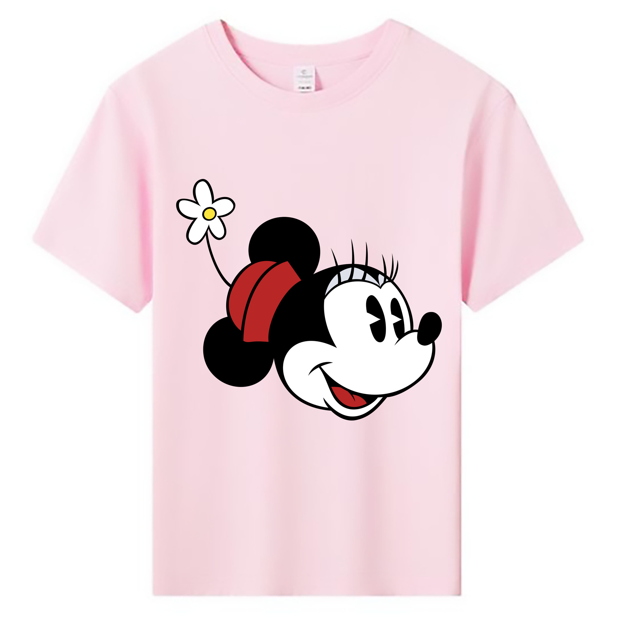 ミッキーマウス Mickey Mouse 綿100％キッズTシャツ（フロントプリント）