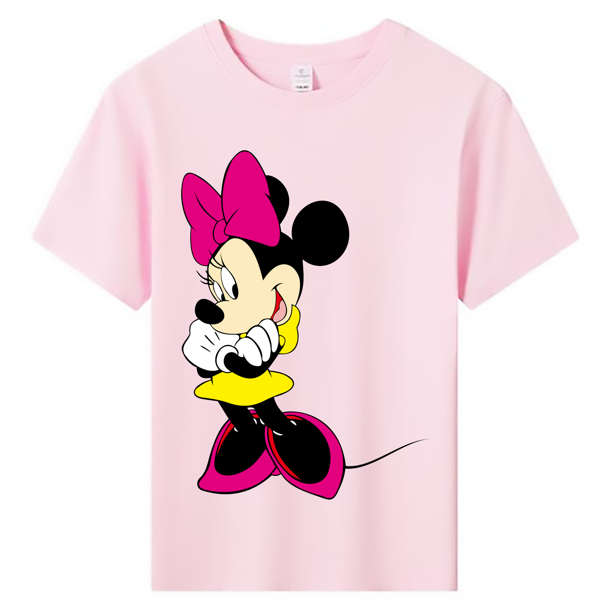 ミッキーマウス Mickey Mouse 綿100％キッズTシャツ（フロントプリント）