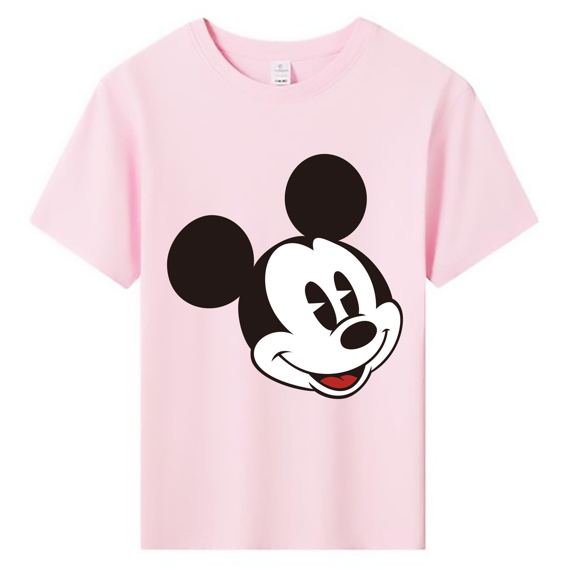 ミッキーマウス Mickey Mouse 綿100％キッズTシャツ（フロントプリント）