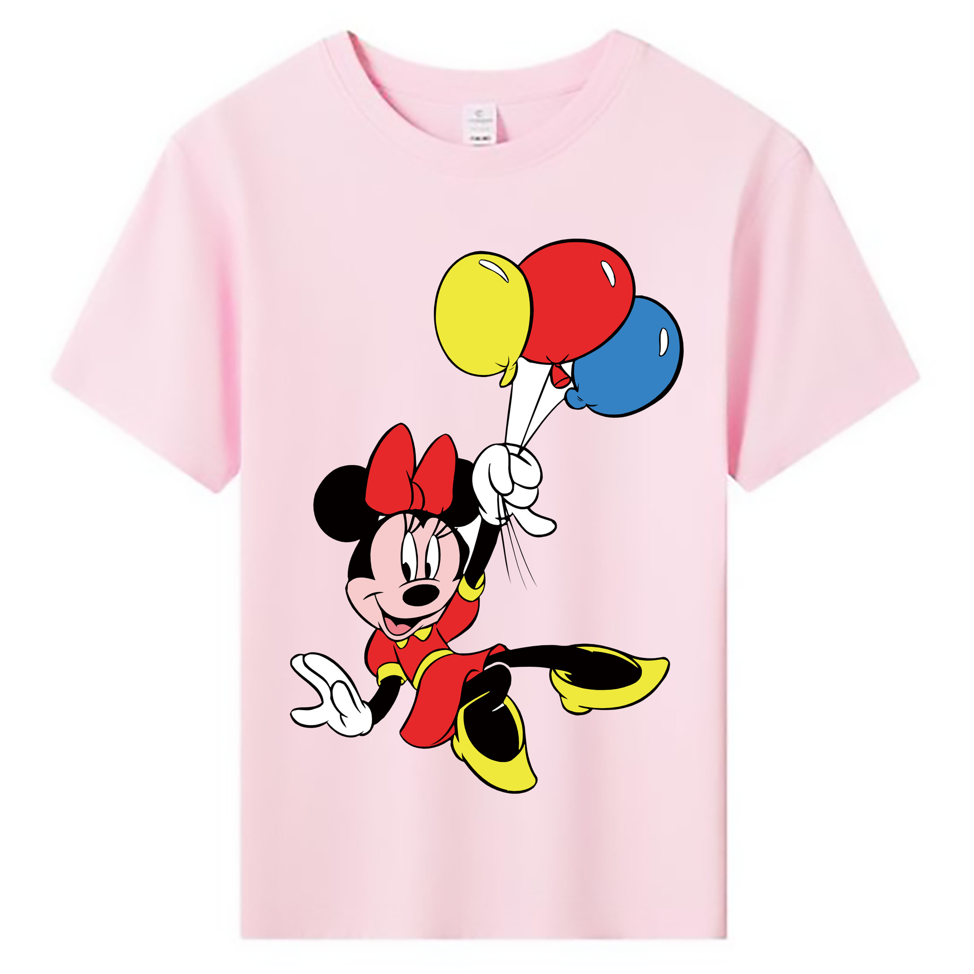 ミッキーマウス Mickey Mouse 綿100％キッズTシャツ（フロントプリント）