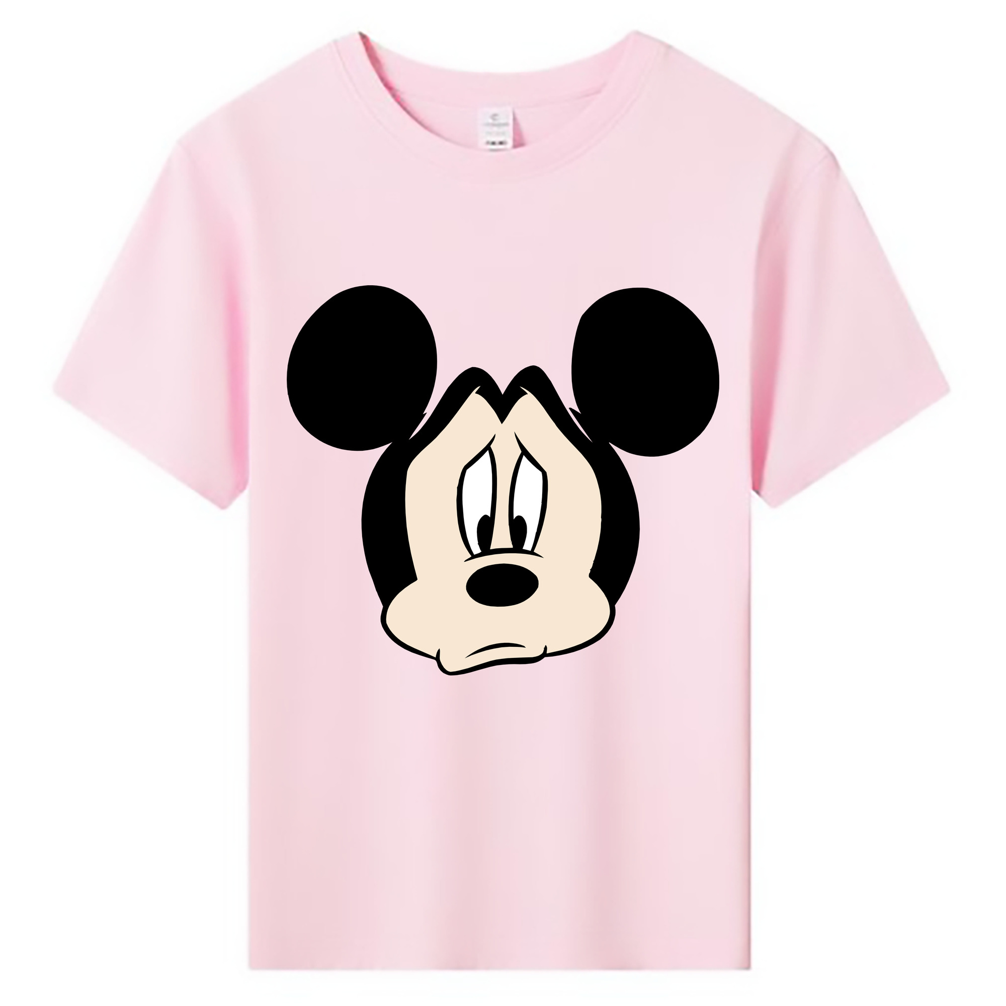 ミッキーマウス Mickey Mouse 綿100％キッズTシャツ（フロントプリント）
