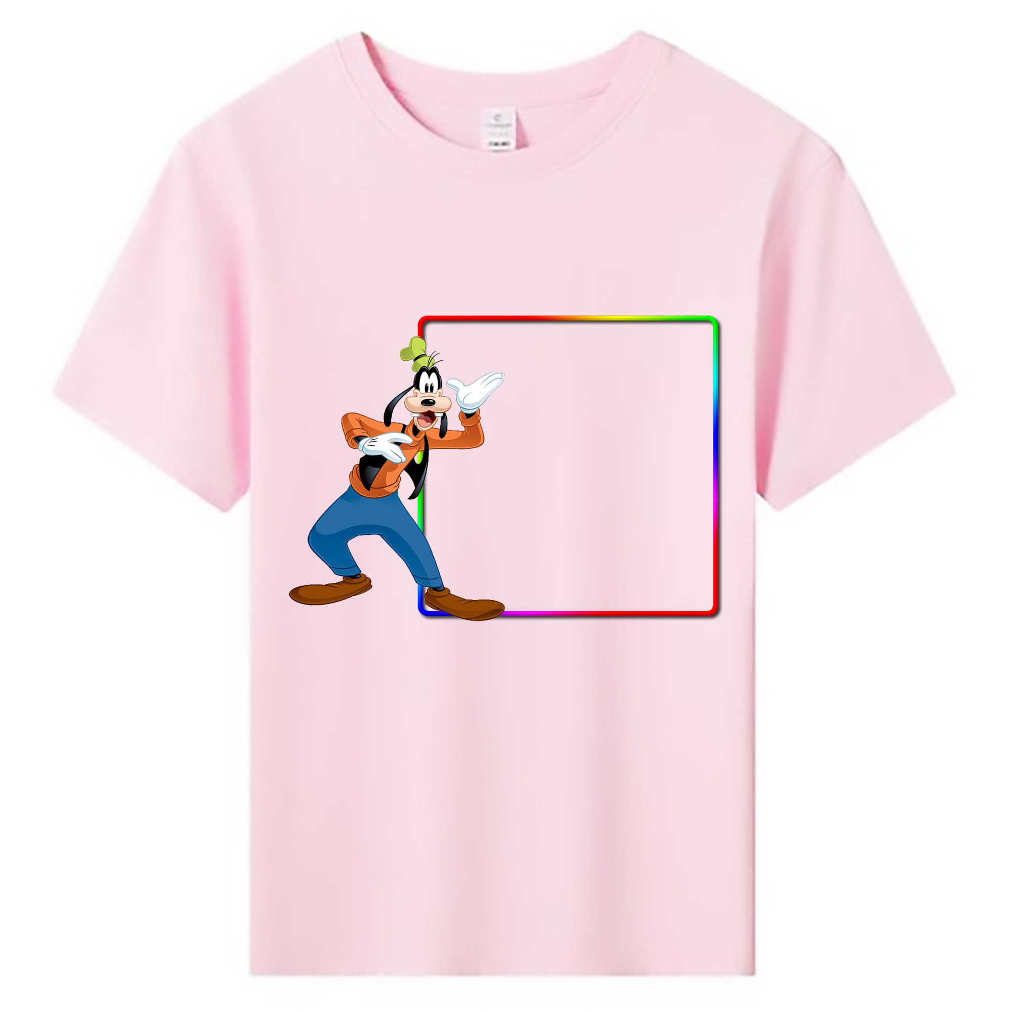 ミッキーマウス Mickey Mouse 綿100％キッズTシャツ（フロントプリント）