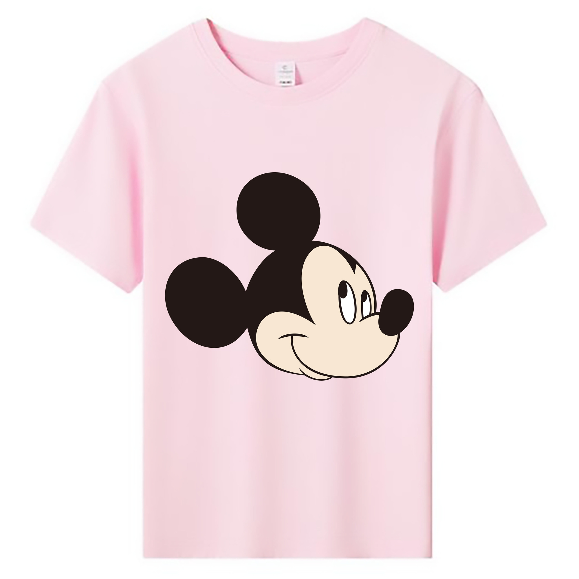 ミッキーマウス Mickey Mouse 綿100％キッズTシャツ（フロントプリント）