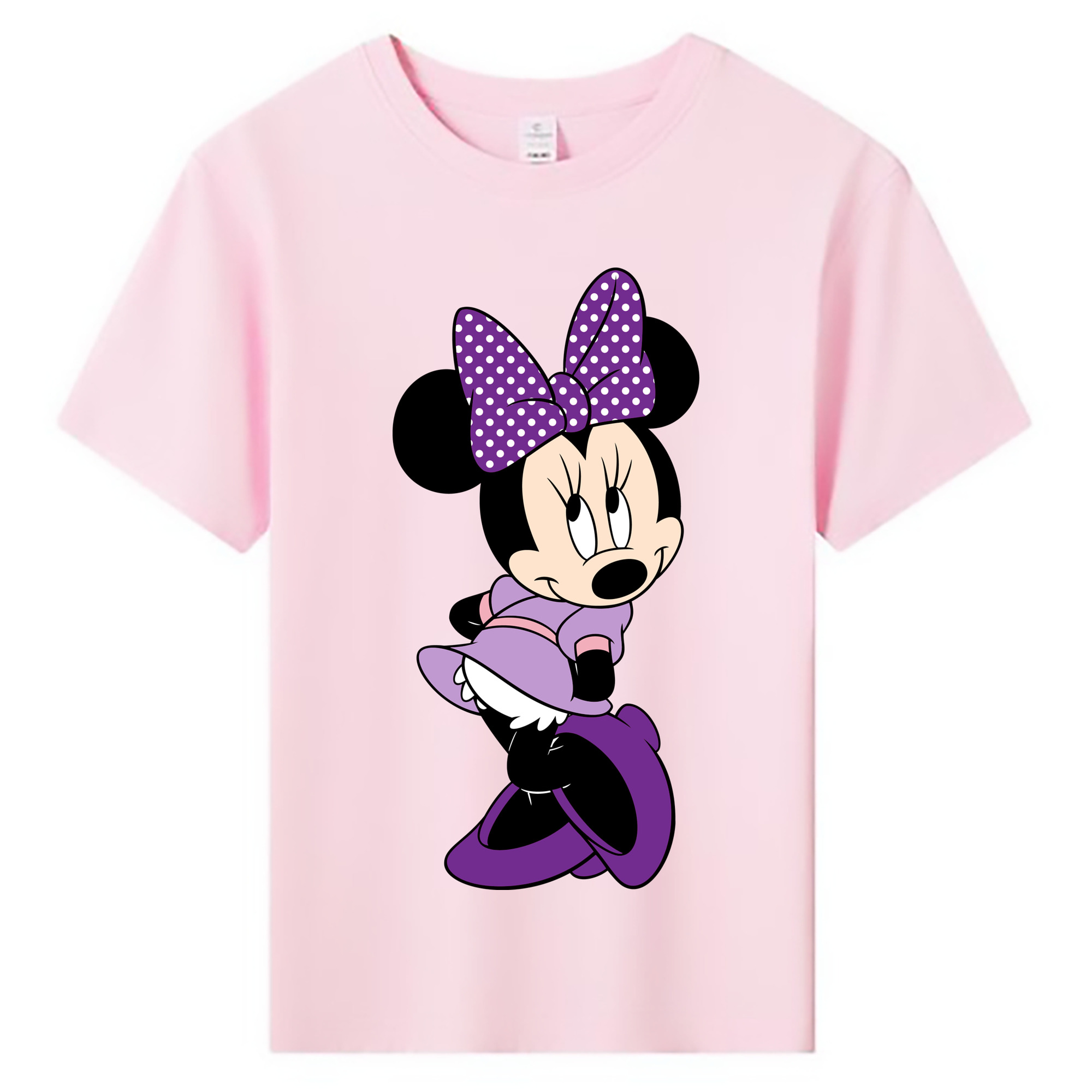 ミッキーマウス Mickey Mouse 綿100％キッズTシャツ（フロントプリント）