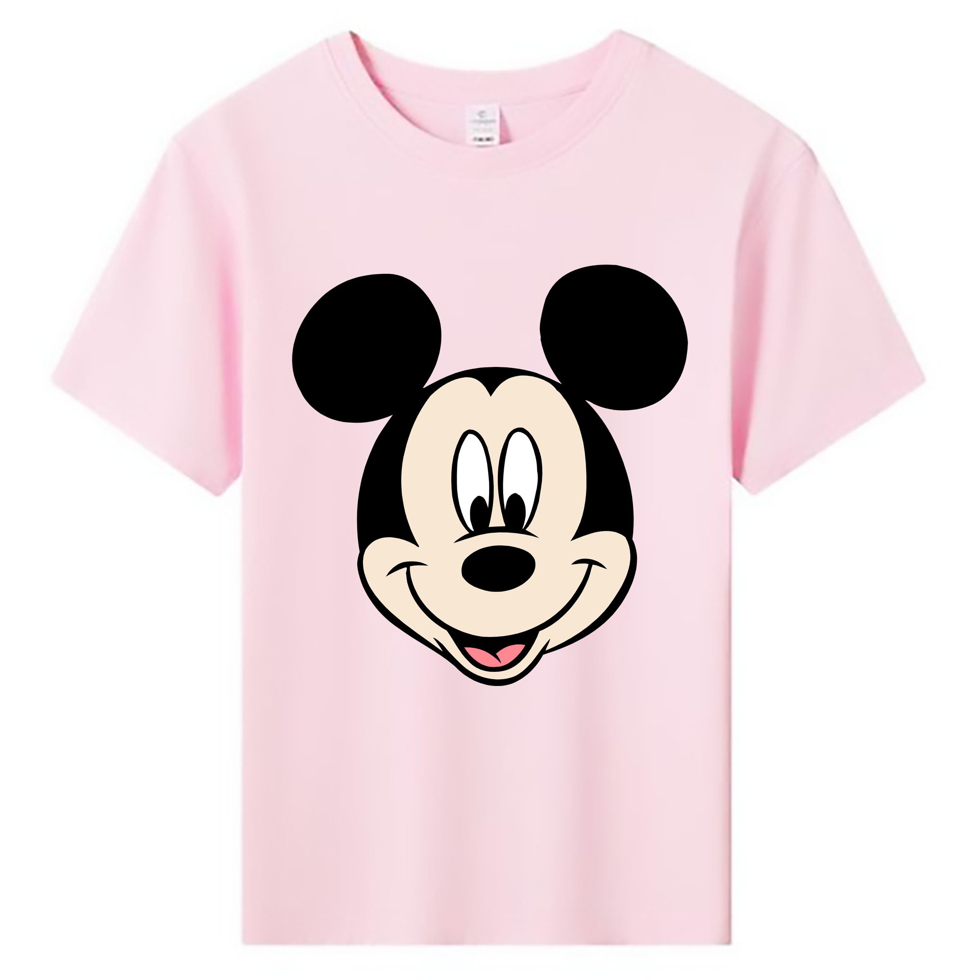 ミッキーマウス Mickey Mouse 綿100％キッズTシャツ（フロントプリント）