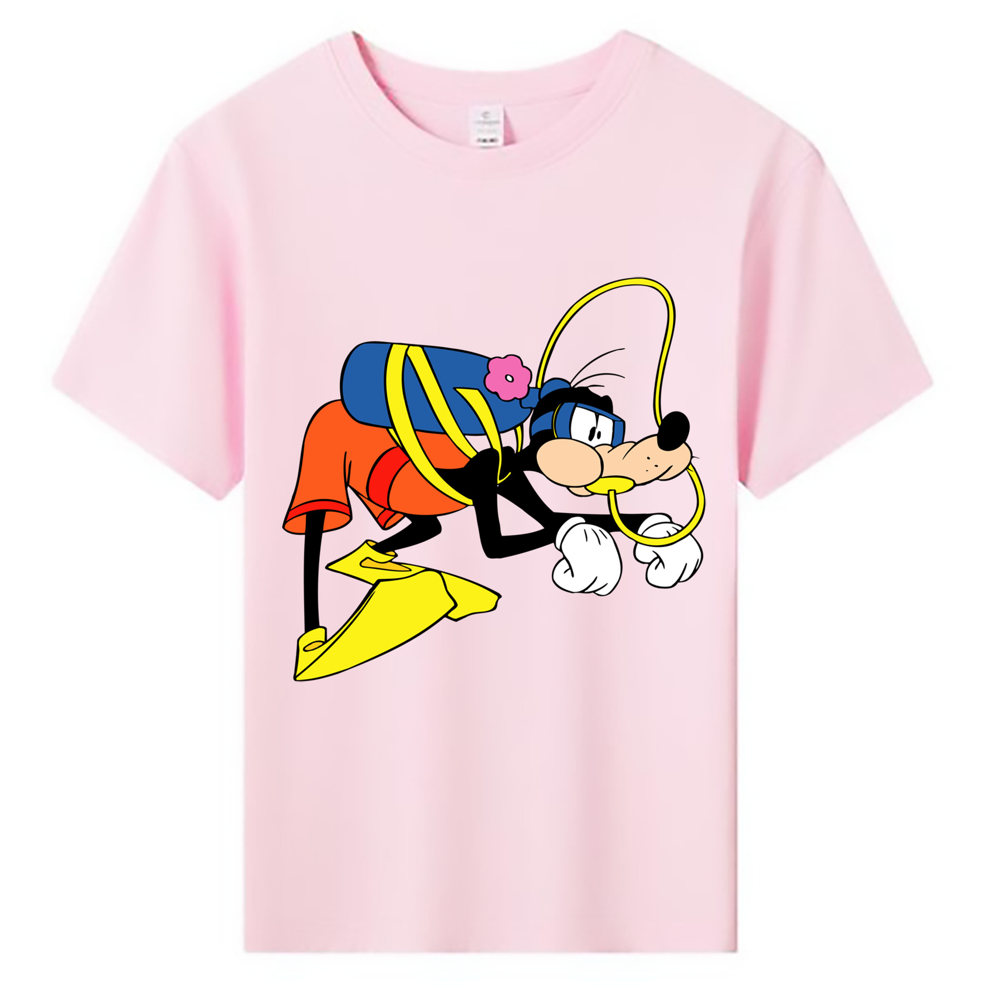 ミッキーマウス Mickey Mouse 綿100％キッズTシャツ（フロントプリント）