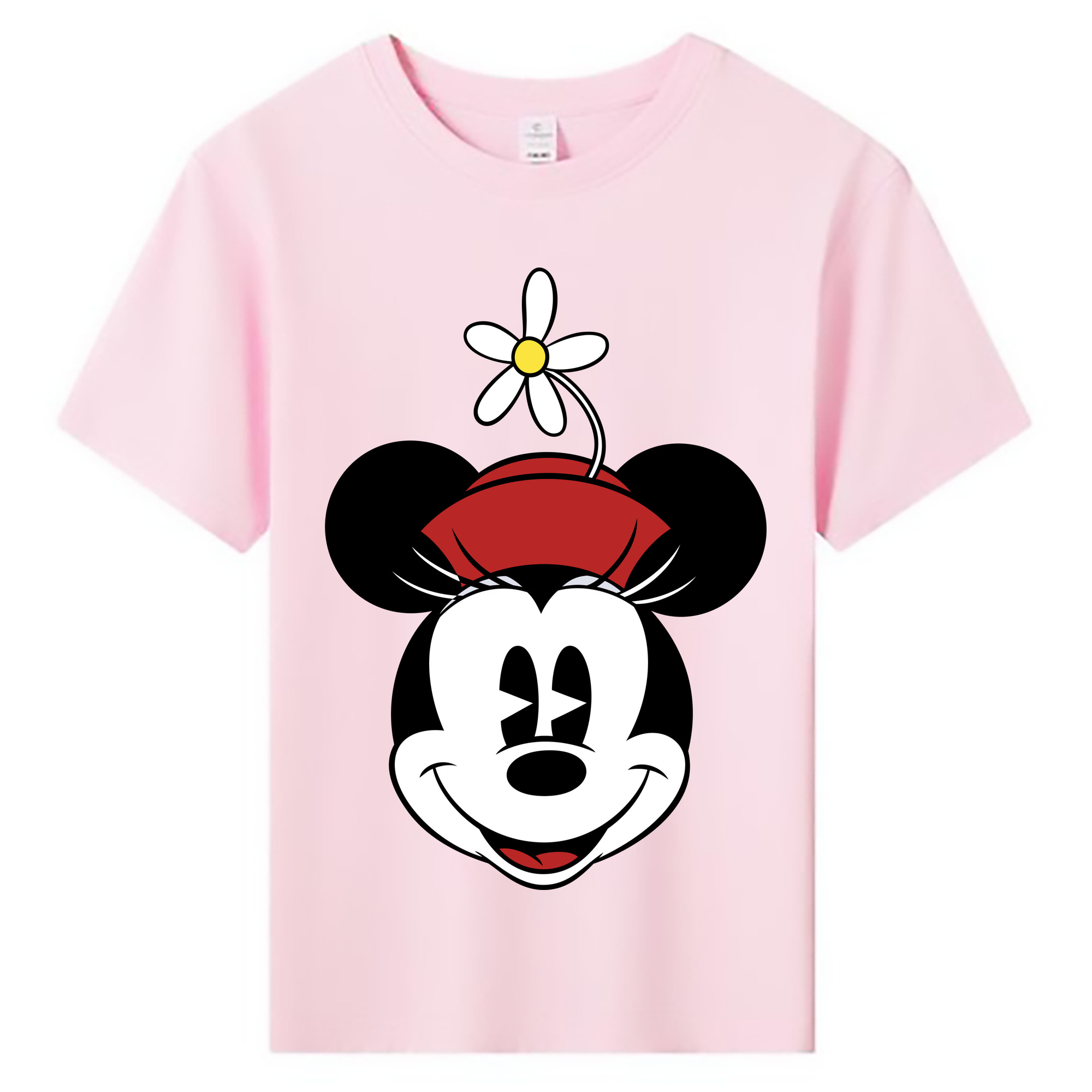 ミッキーマウス Mickey Mouse 綿100％キッズTシャツ（フロントプリント）